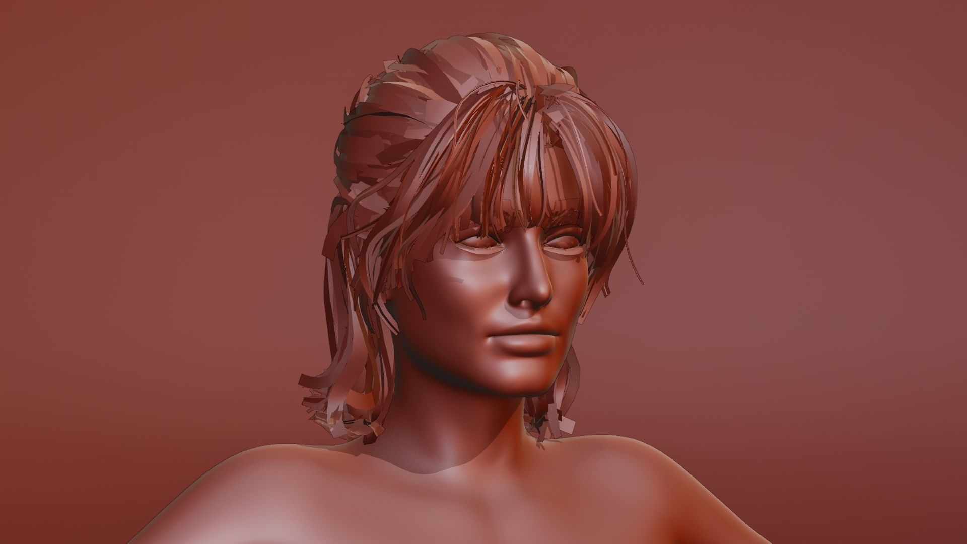 Realistic Female Character - Raven 3D model_21