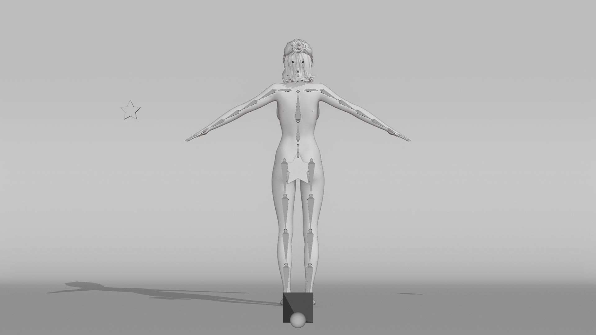 Realistic Female Character - Raven 3D model_14