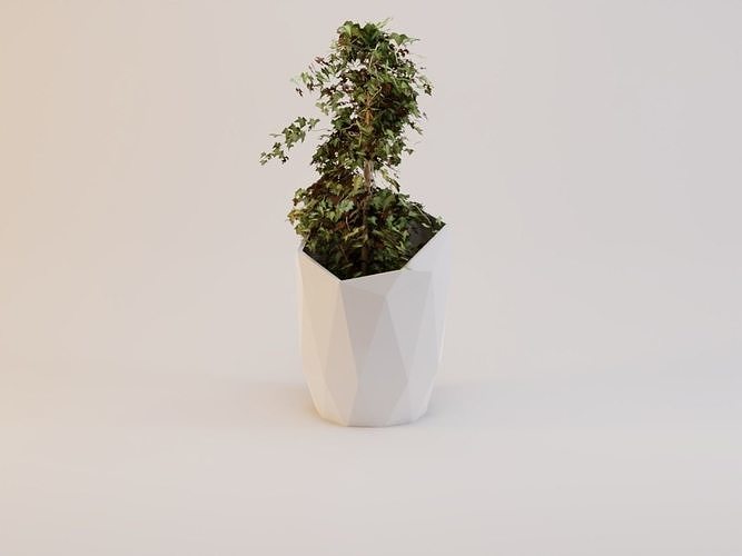 Luxury interior decoration pot Free 3D print model