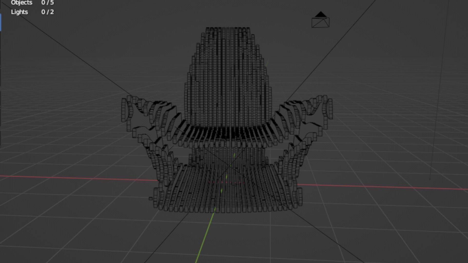 Parametric chair 01 3D model_6