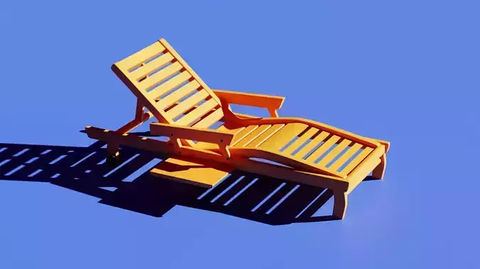 Beach Chair 3D model