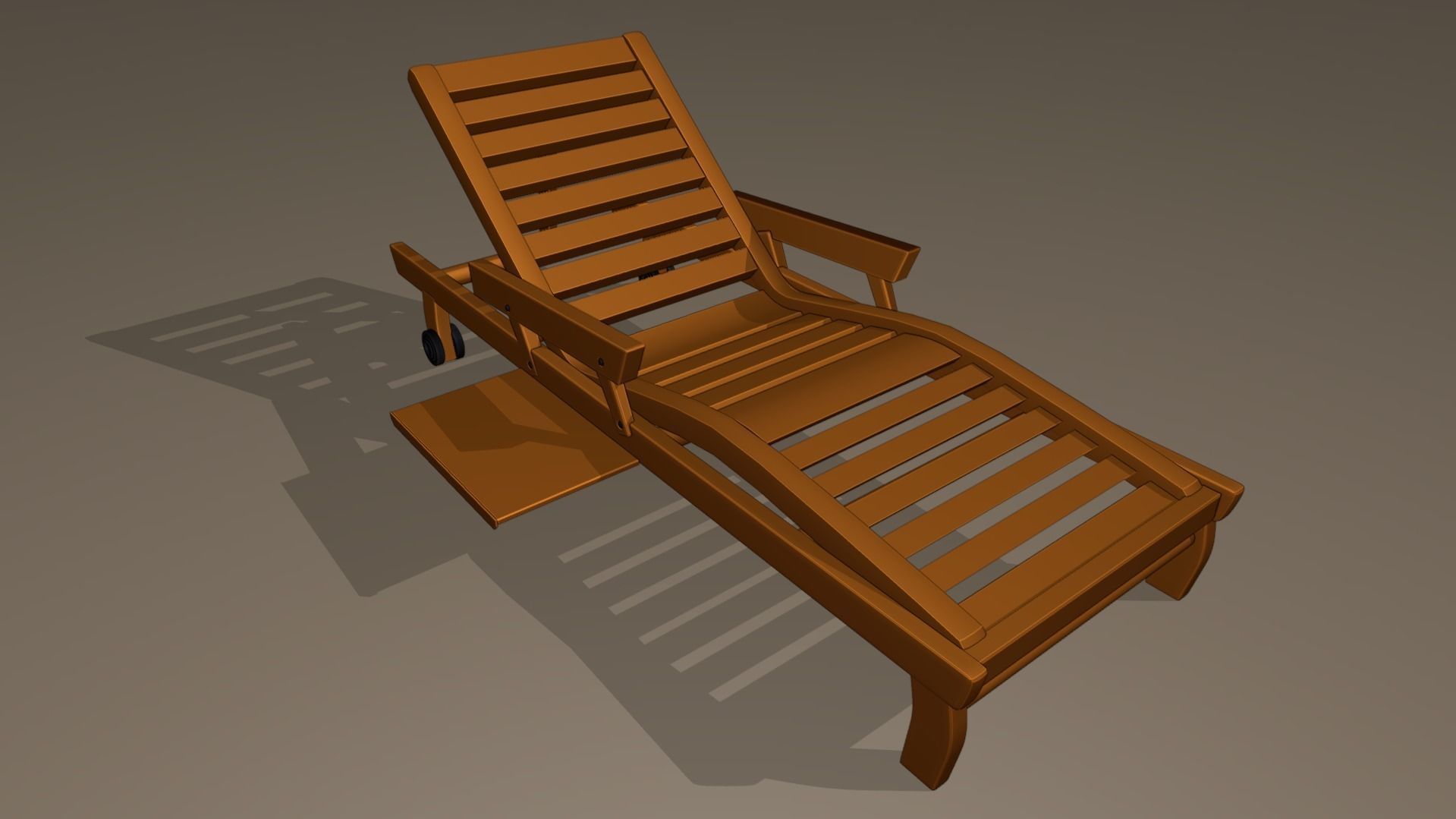 Beach Chair 3D model_6