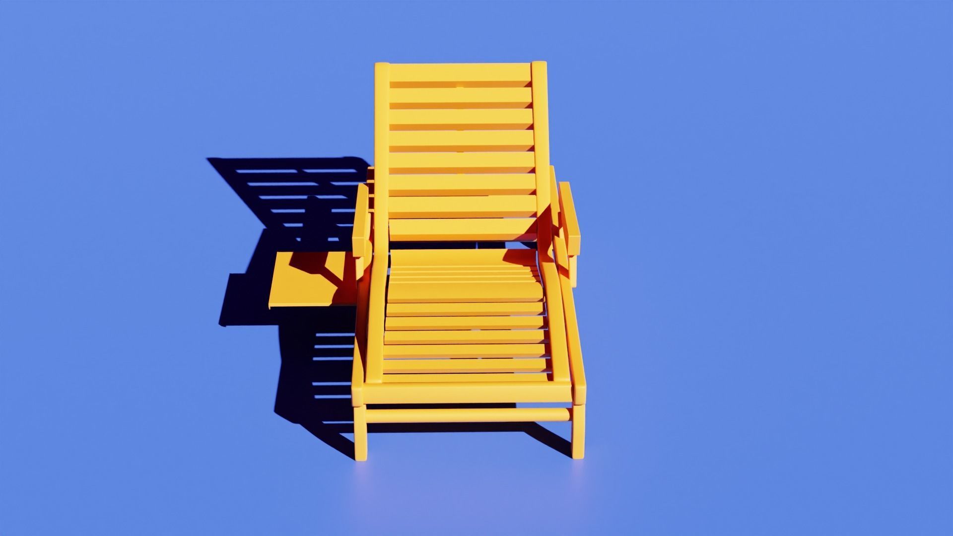 Beach Chair 3D model_4