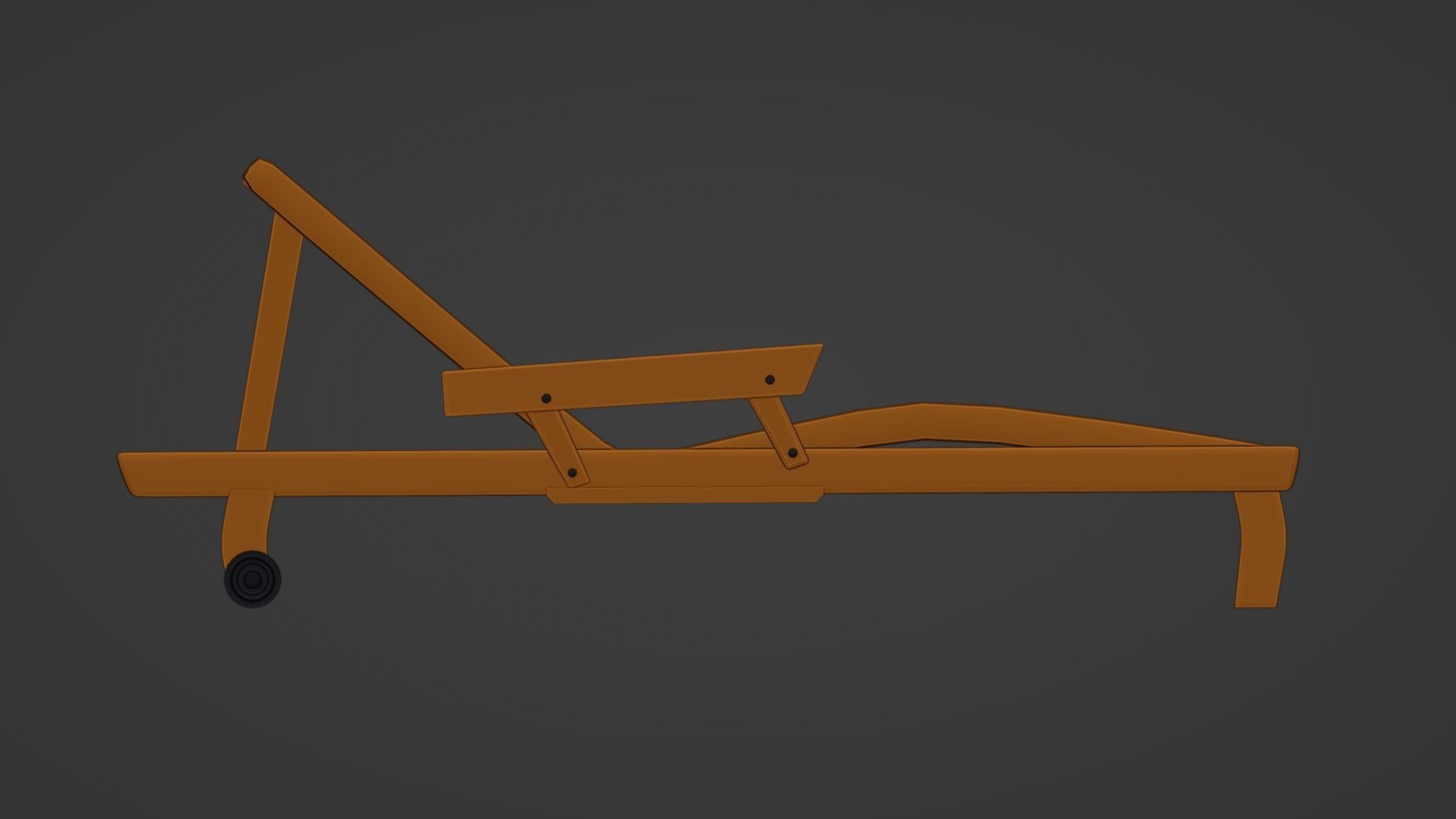 Beach Chair 3D model_9