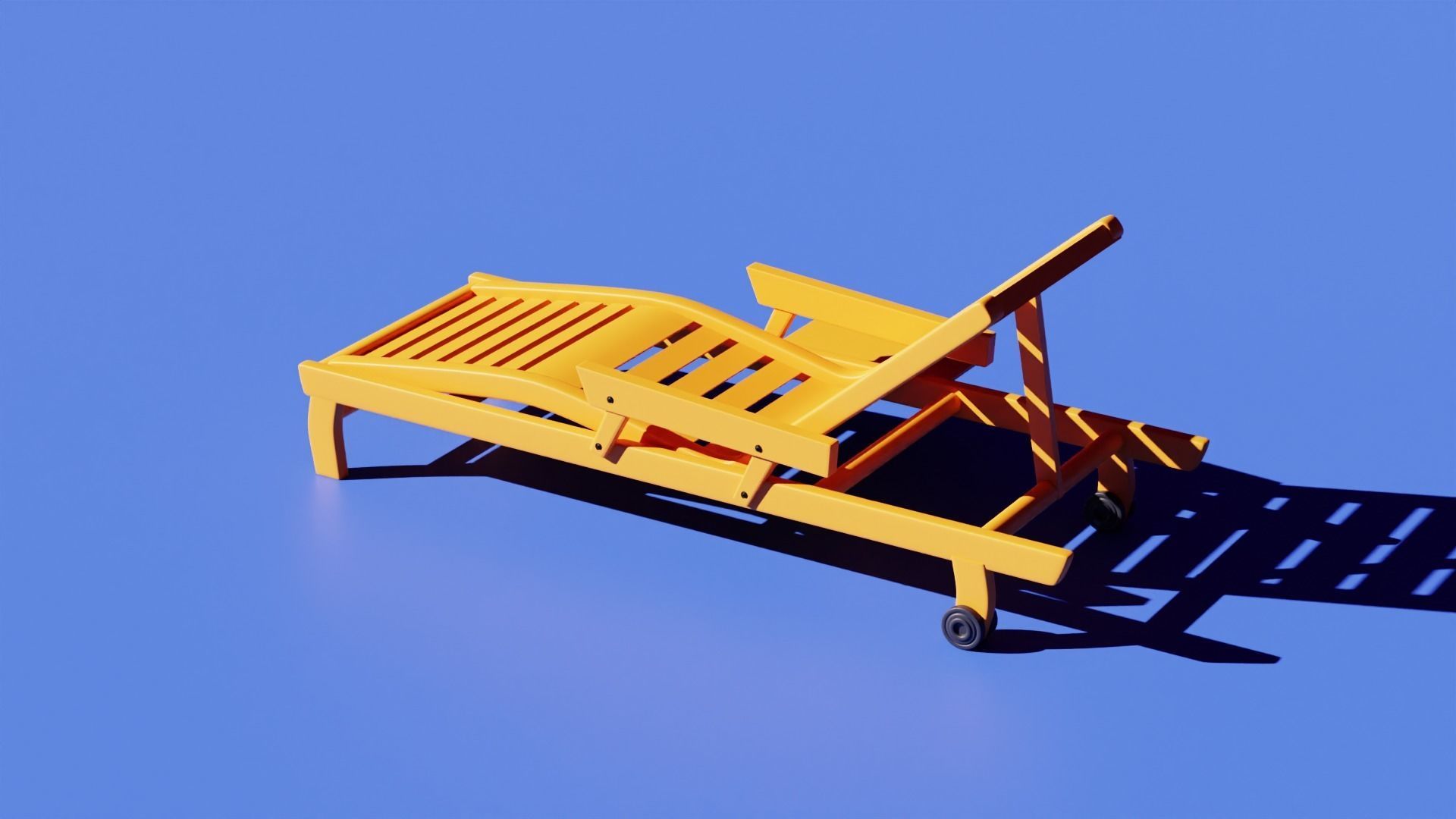 Beach Chair 3D model_5