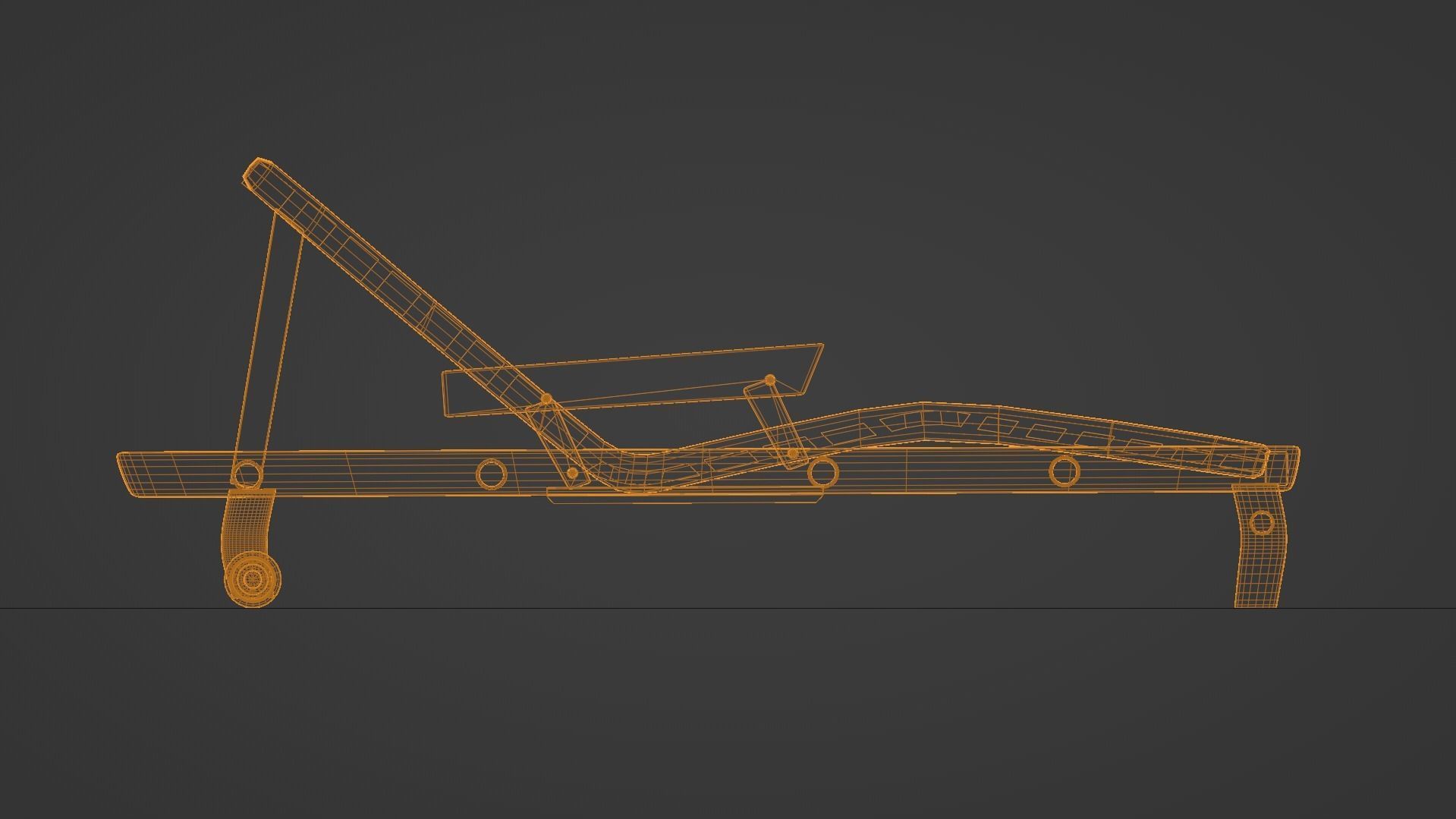 Beach Chair 3D model_8