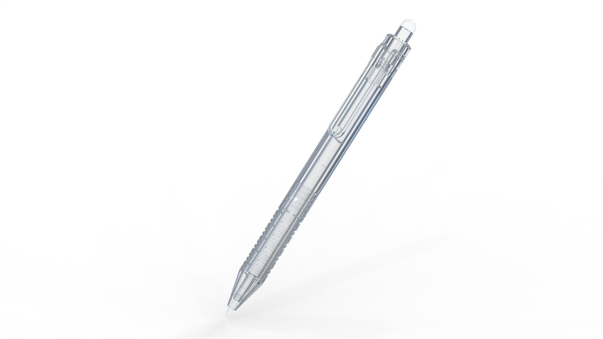 Ballpoint pen 3D model_1