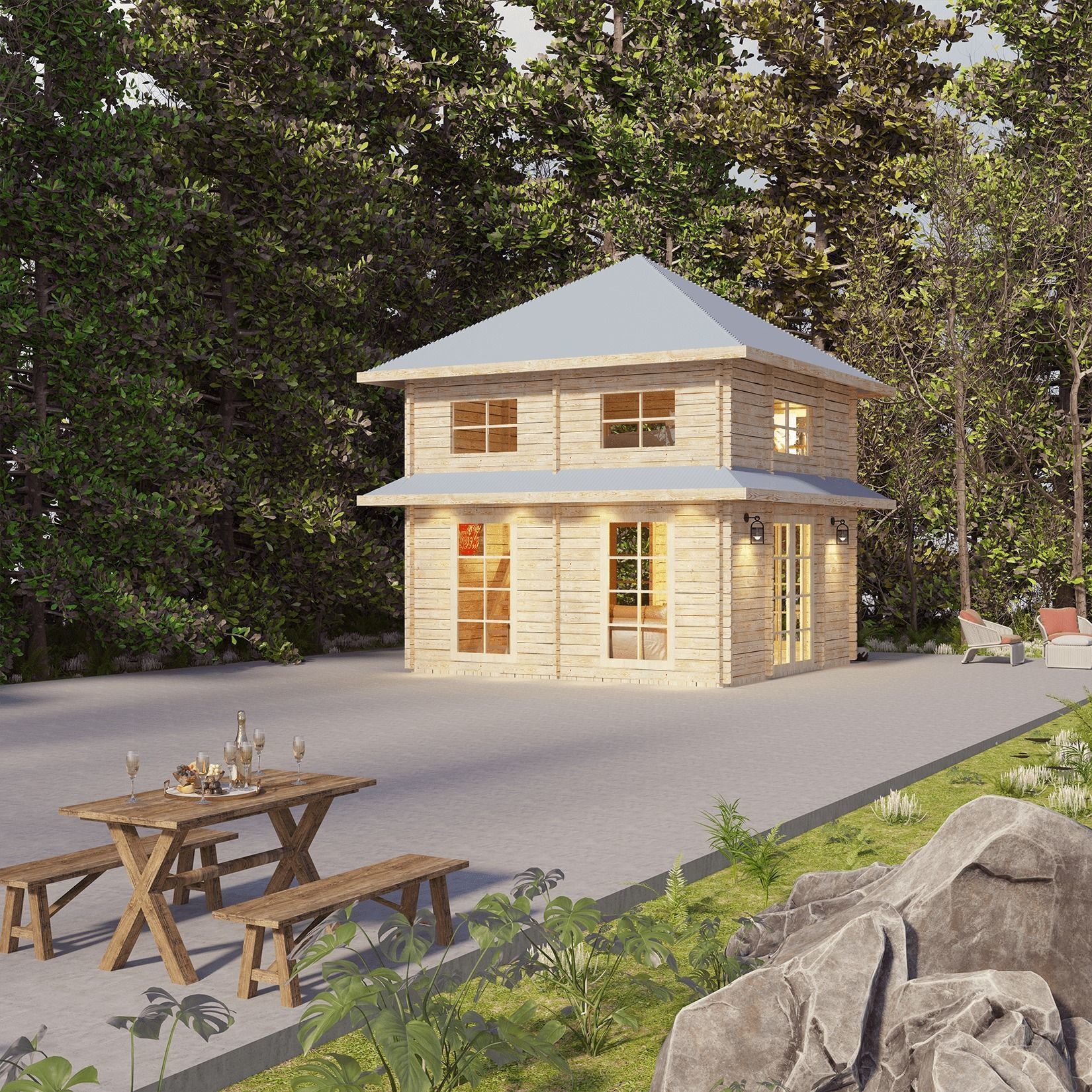 Olympik Loft 3D model_1