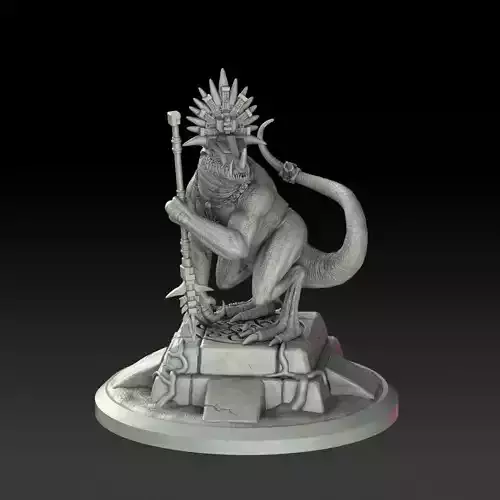 Dinosaur Monster Reptile Overlord  3D print model
