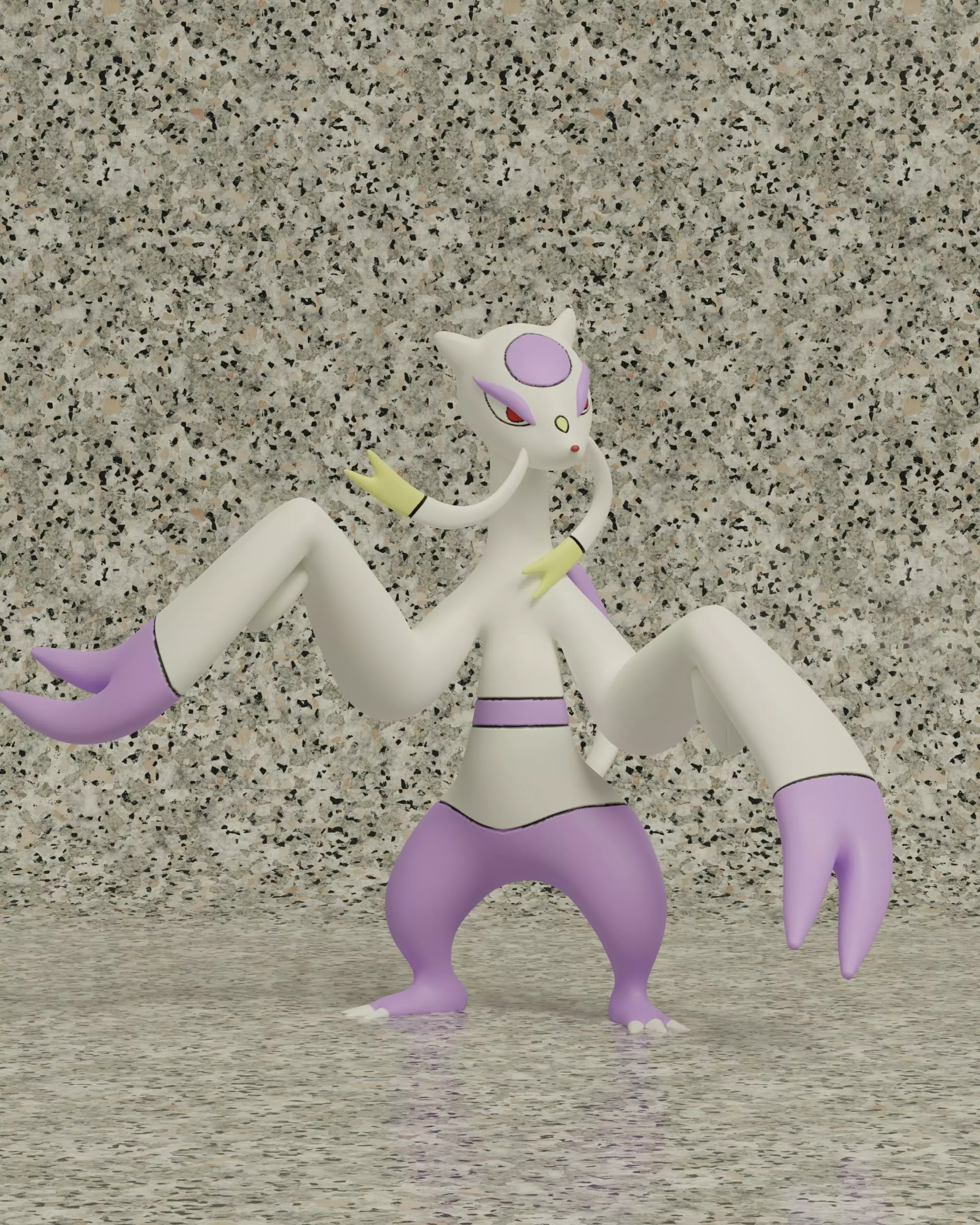 pokemon mienshao 3D print model_0