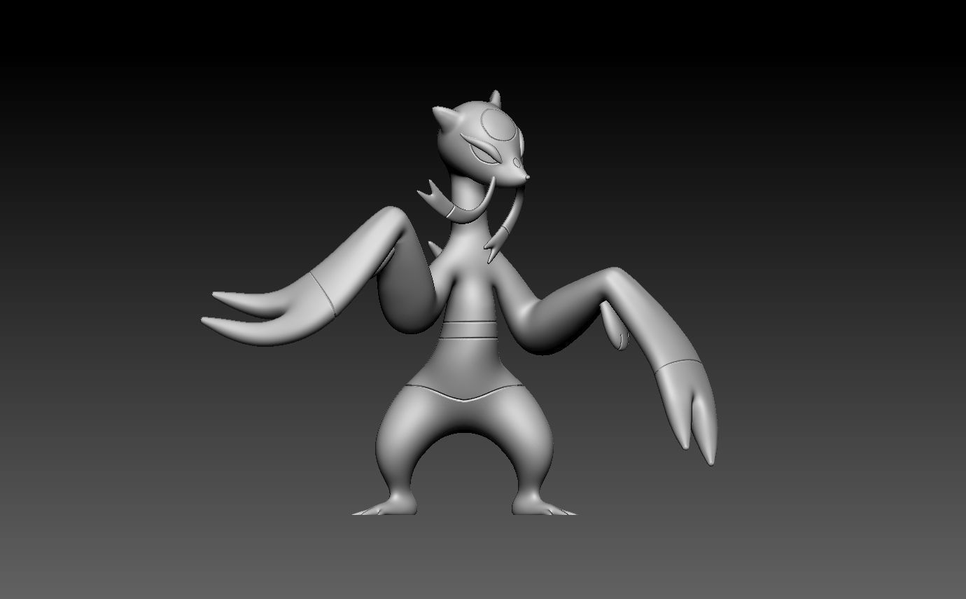 pokemon mienfoo evolution pack 3D print model_5