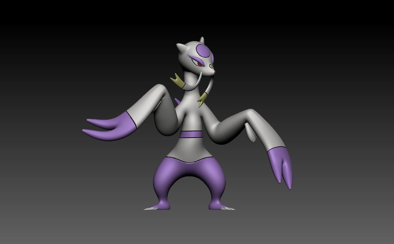 pokemon mienfoo evolution pack 3D print model_2