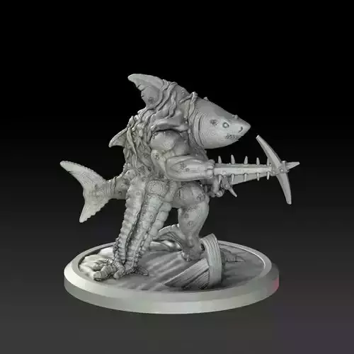 Shark Creature underwater monster
