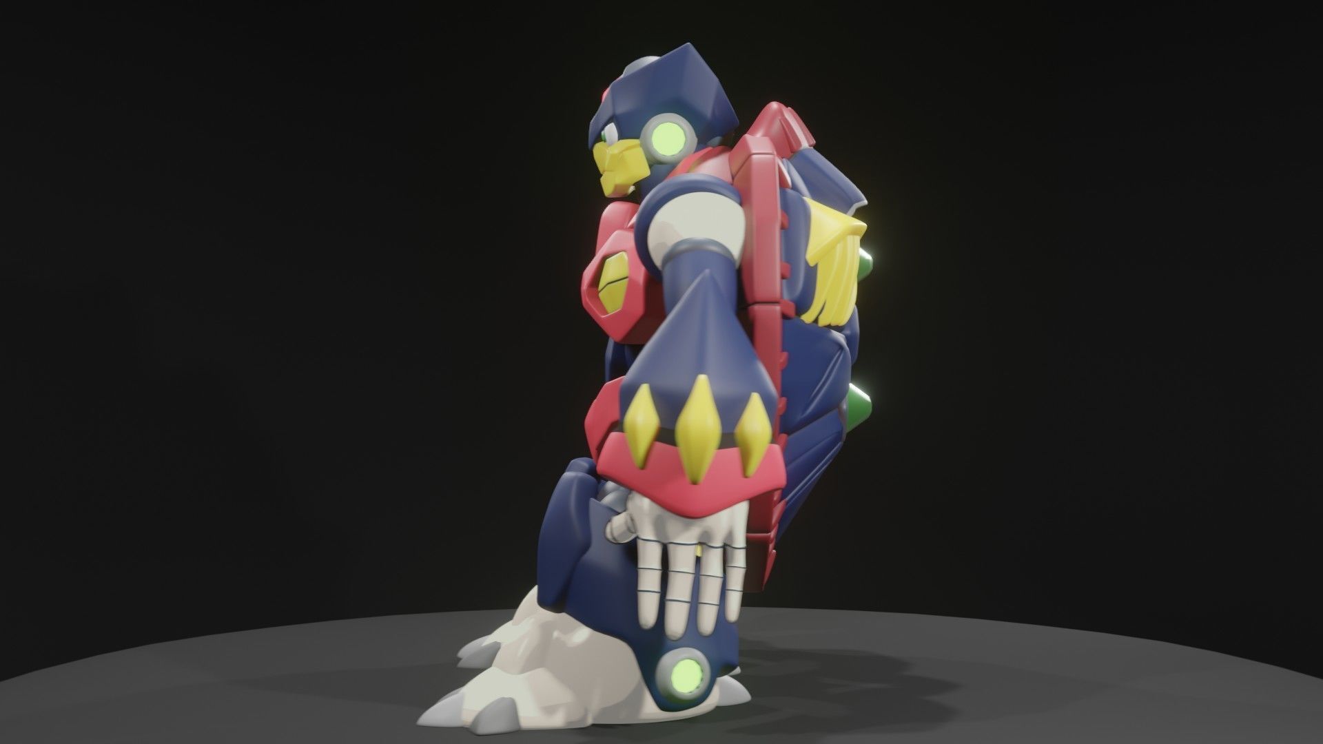 Rainy Turtloid 3D model_8