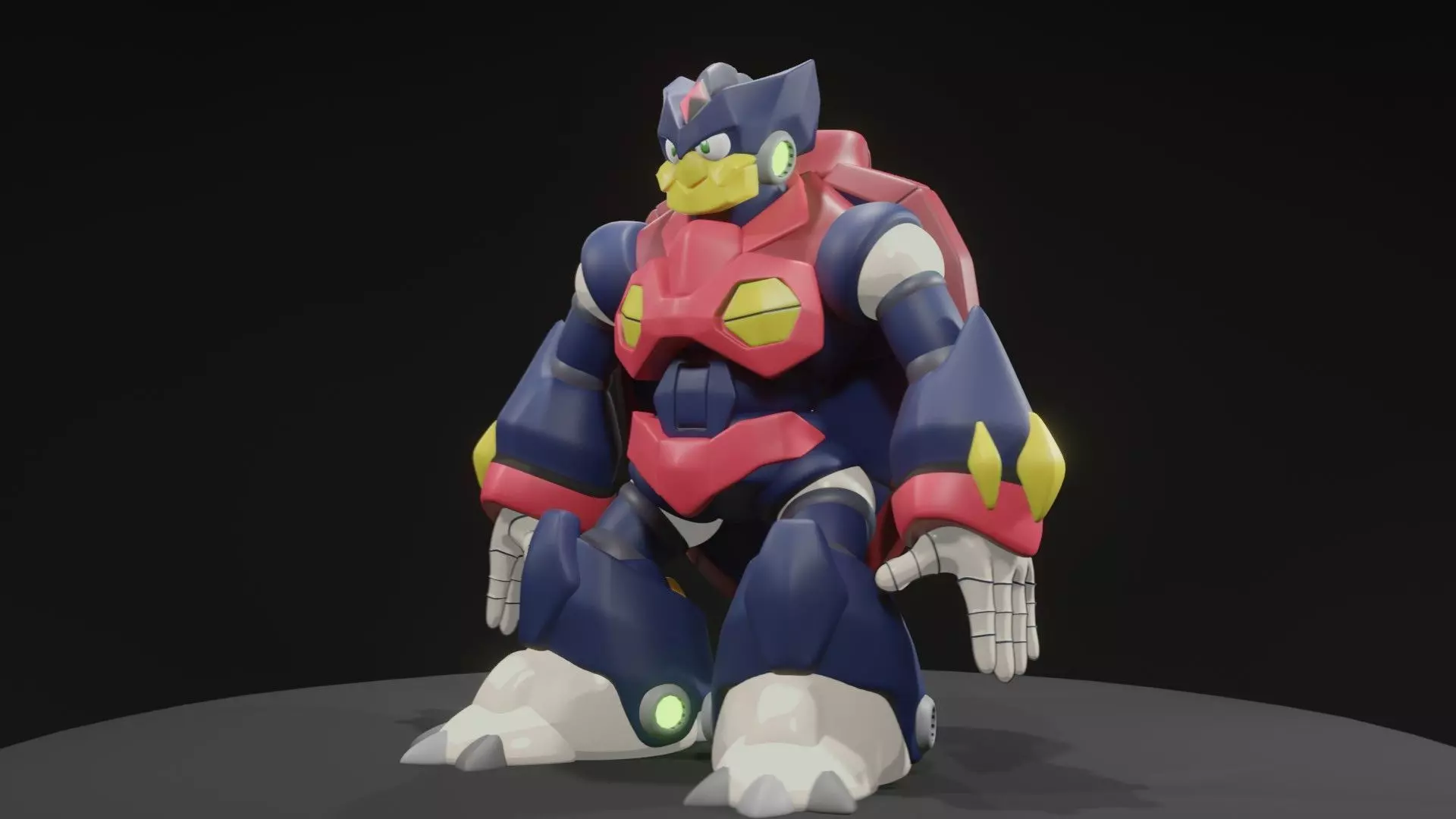 Rainy Turtloid 3D model_0