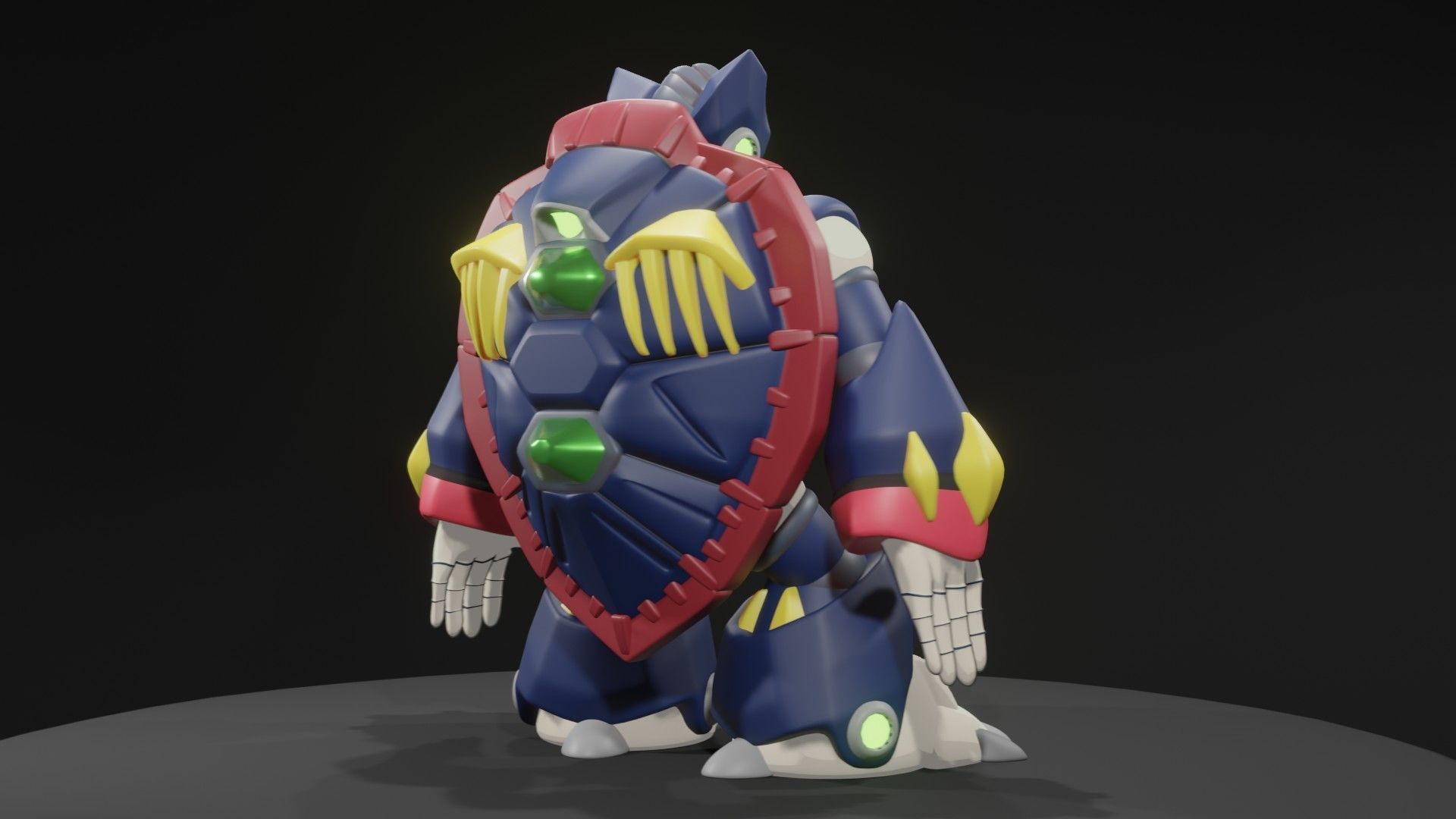 Rainy Turtloid 3D model_10