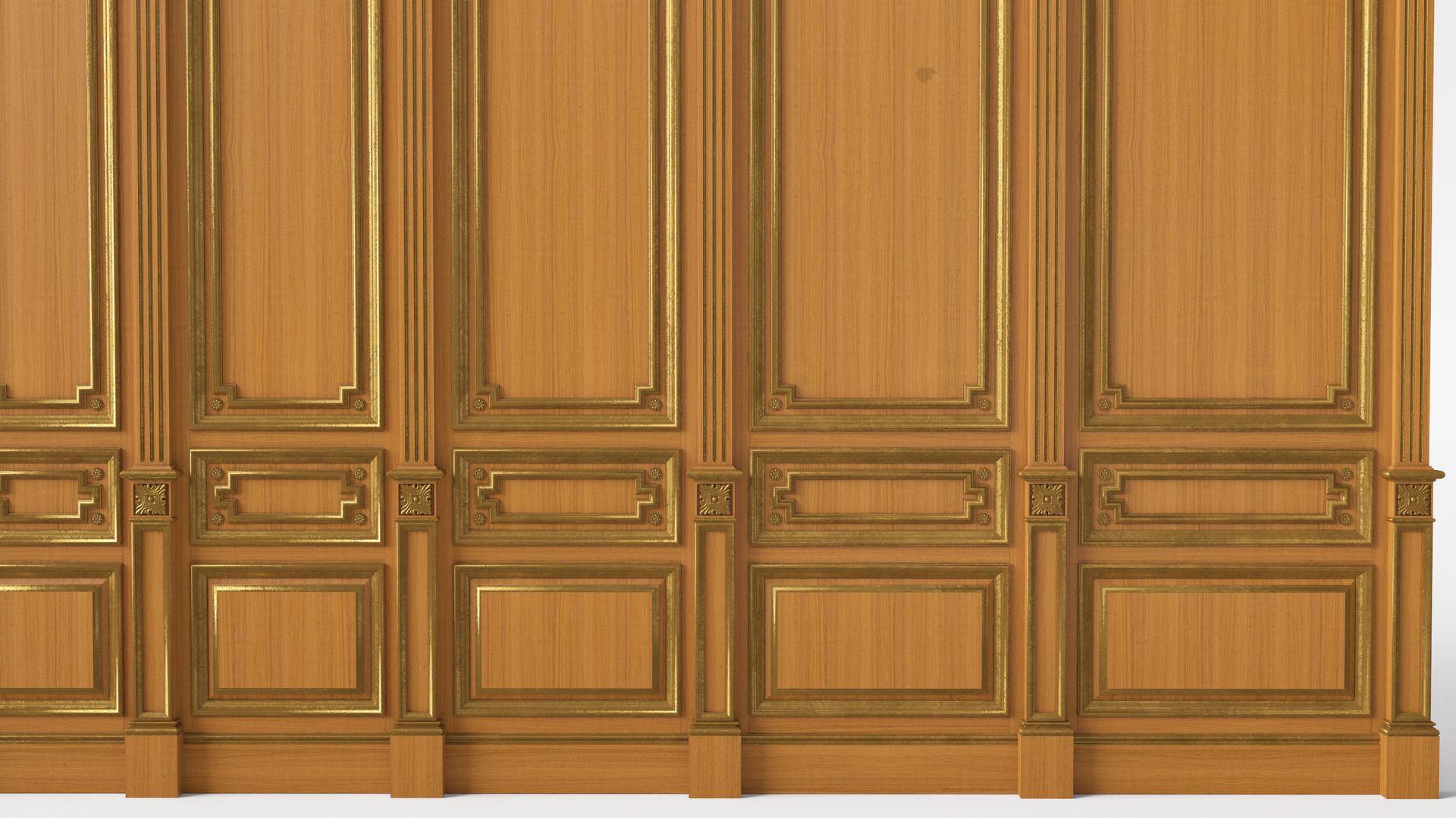 Wooden panel 03 03 3D model_26