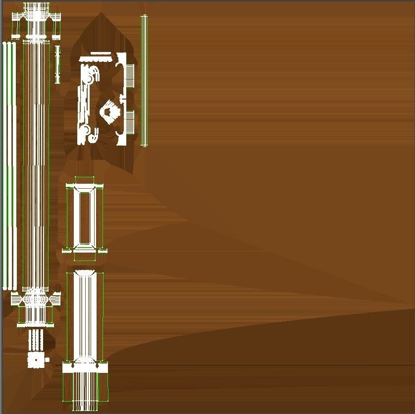 Wooden panel 03 03 3D model_46