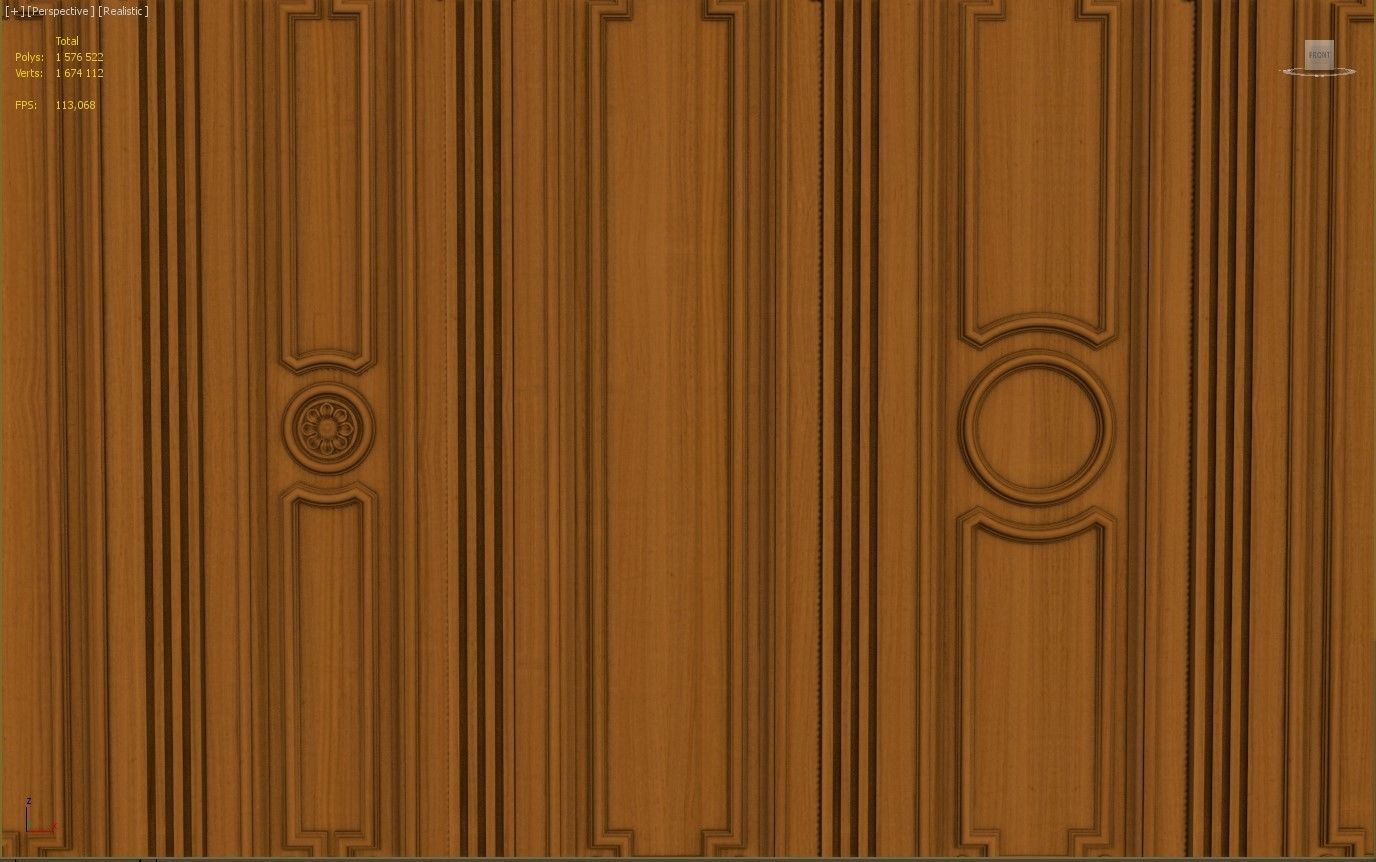 Wooden panel 03 03 3D model_51