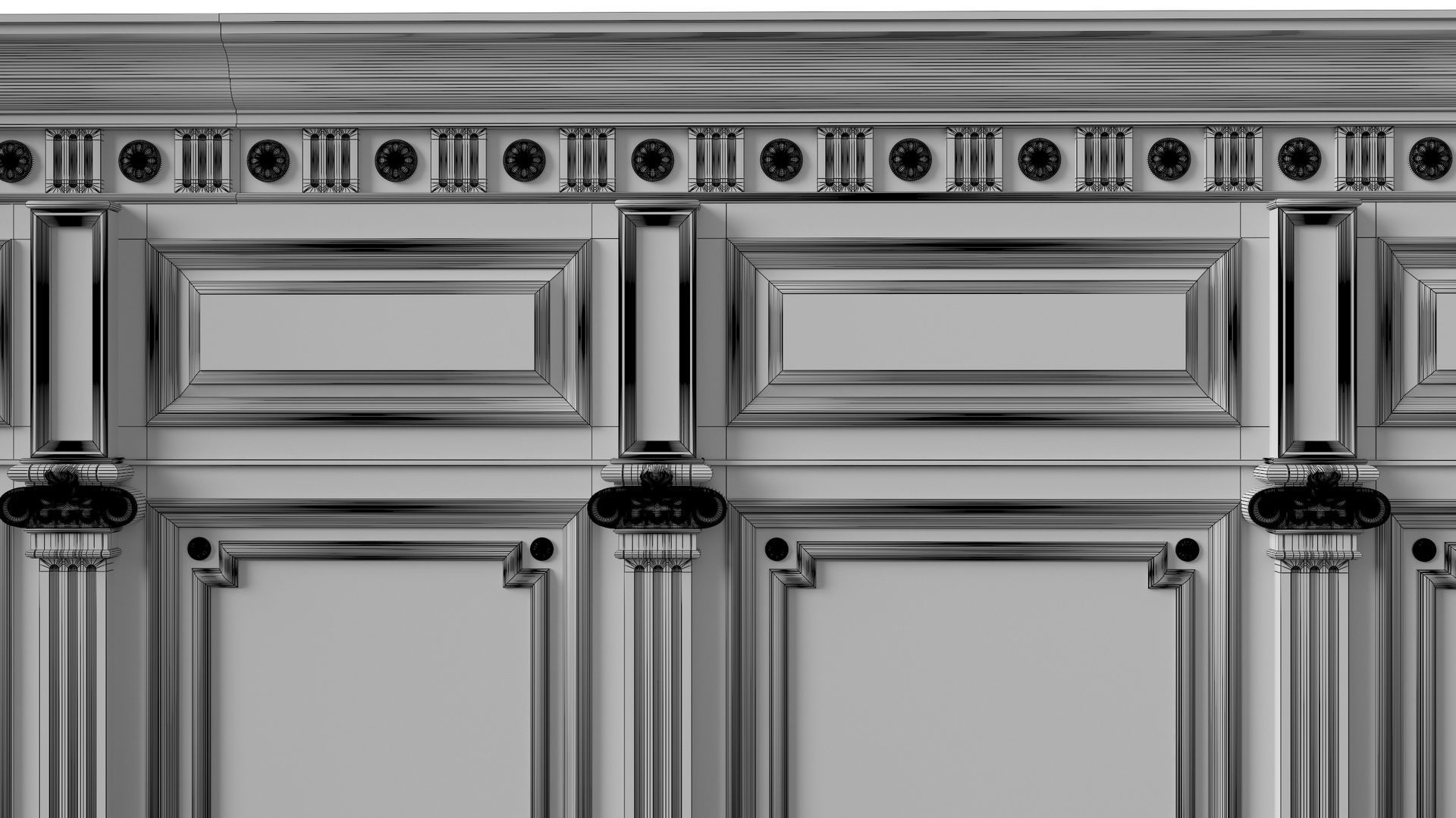 Wooden panel 03 03 3D model_28