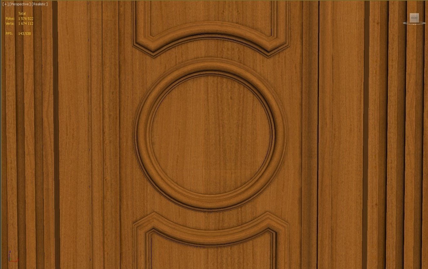 Wooden panel 03 03 3D model_52