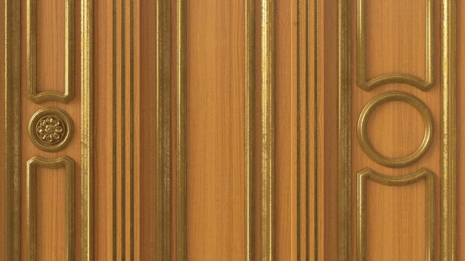 Wooden panel 03 03 3D model_16