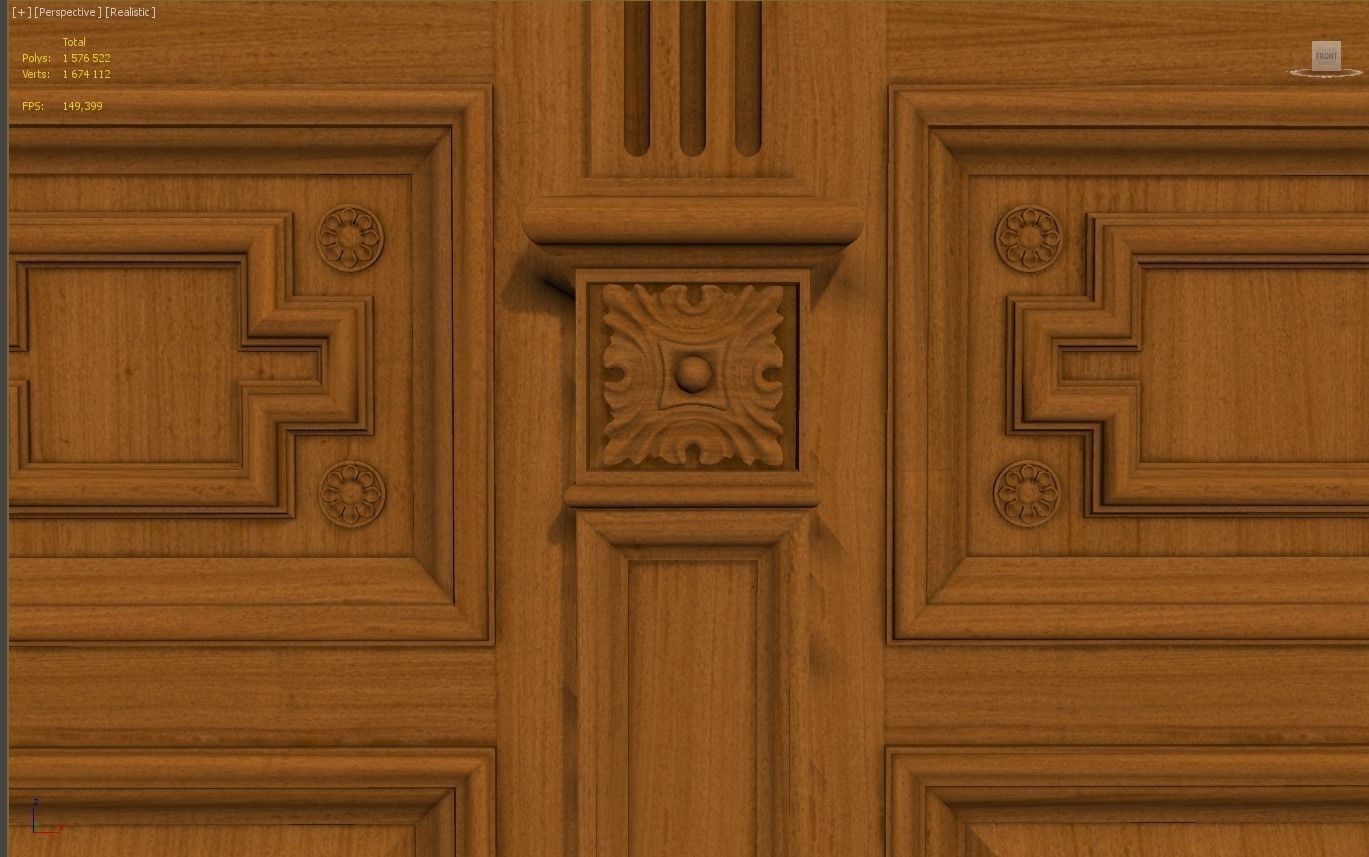 Wooden panel 03 03 3D model_63