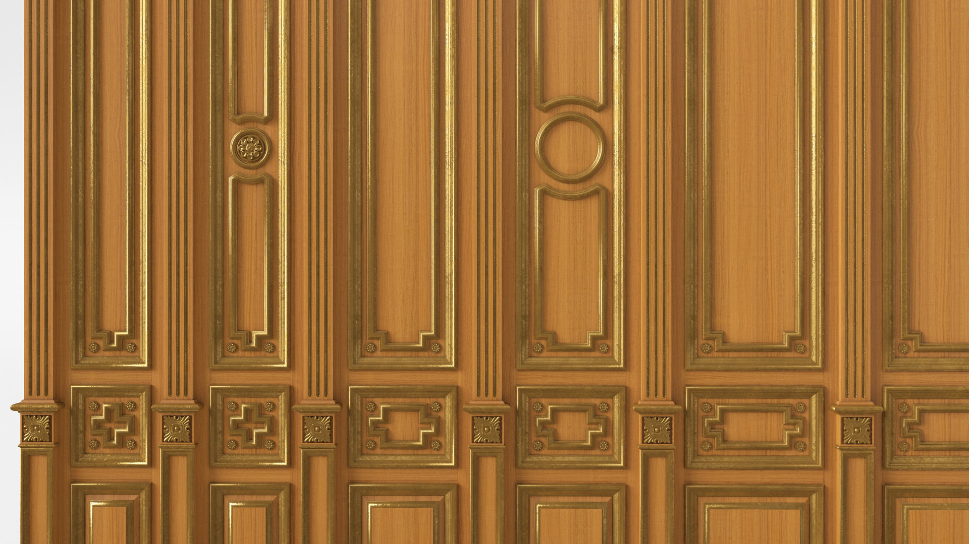 Wooden panel 03 03 3D model_24