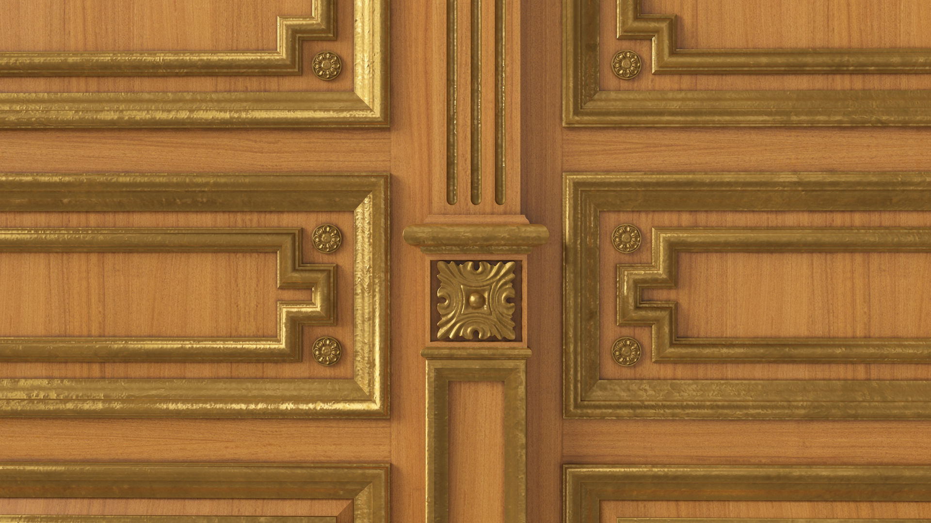 Wooden panel 03 03 3D model_21