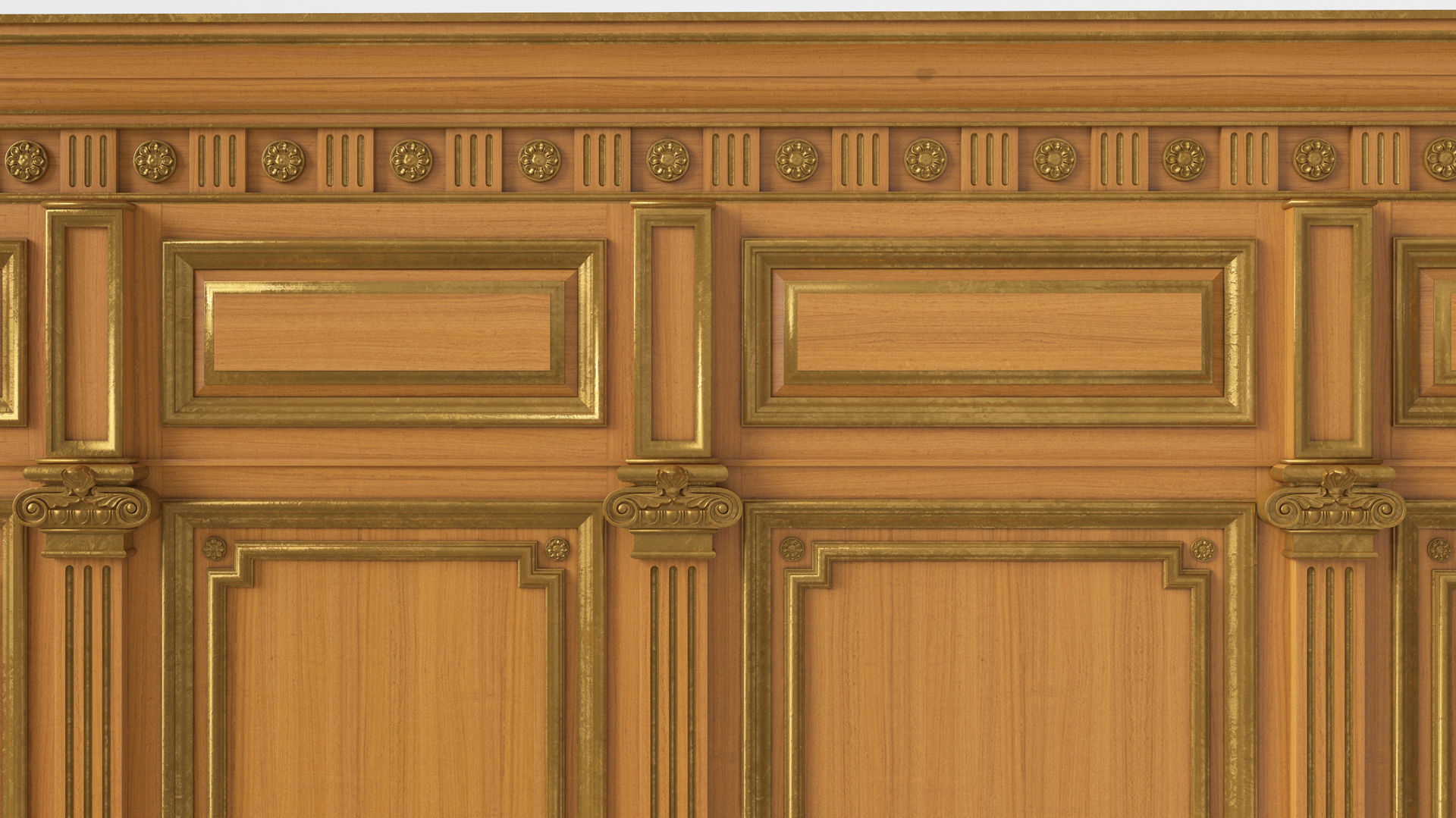 Wooden panel 03 03 3D model_25