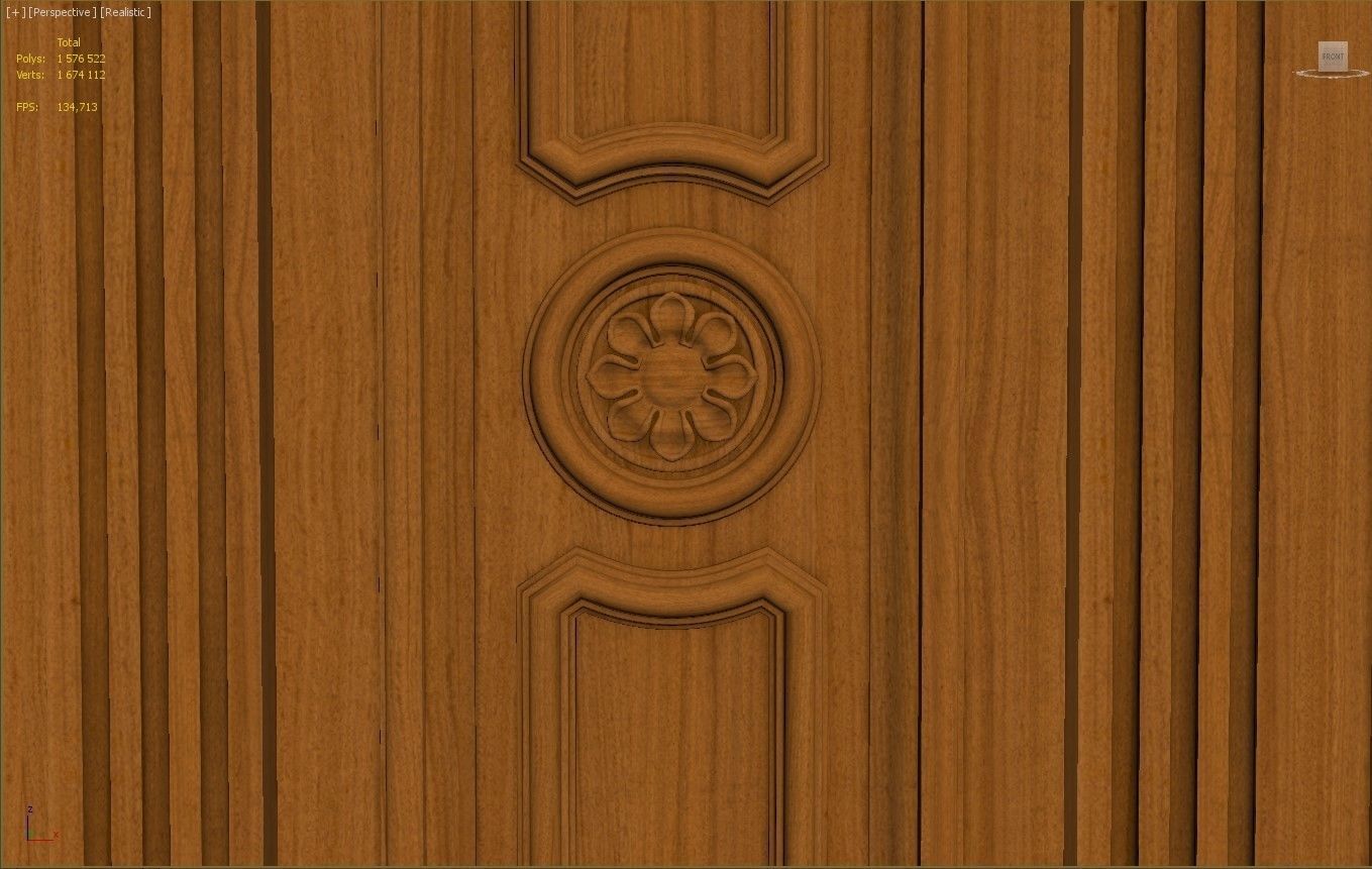 Wooden panel 03 03 3D model_56