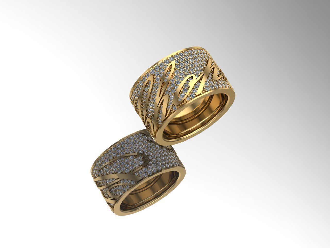 famous ring 3D print model_1