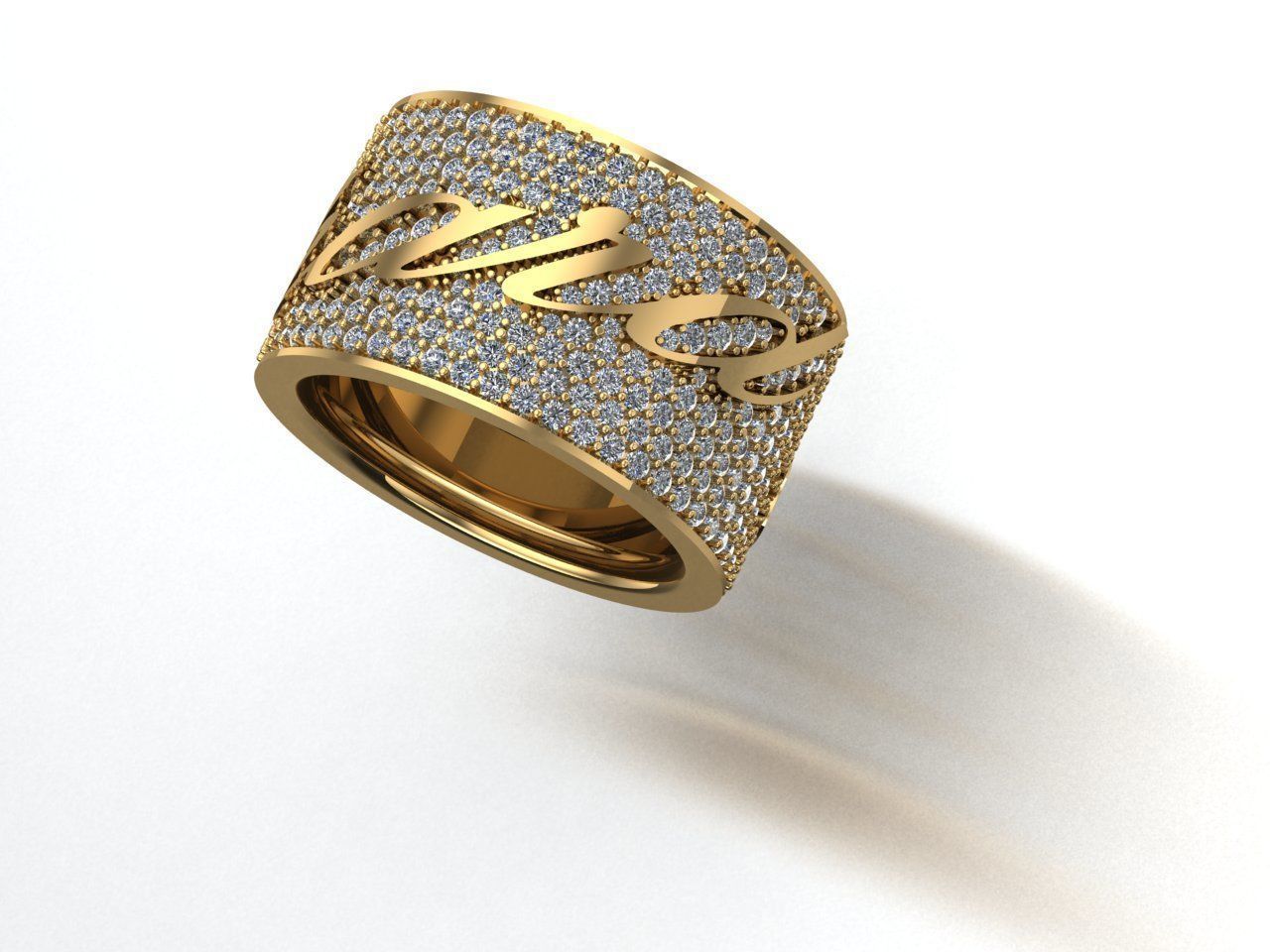 famous ring 3D print model_5