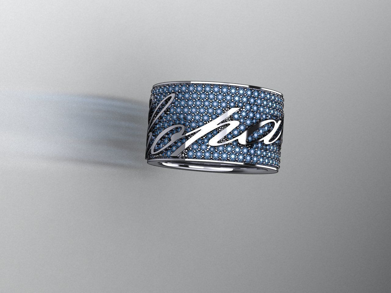 famous ring 3D print model_7