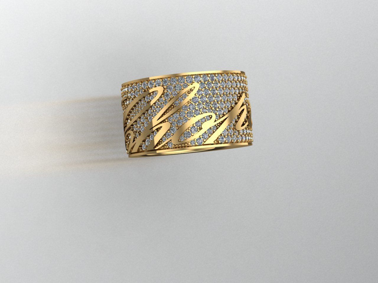 famous ring 3D print model_4