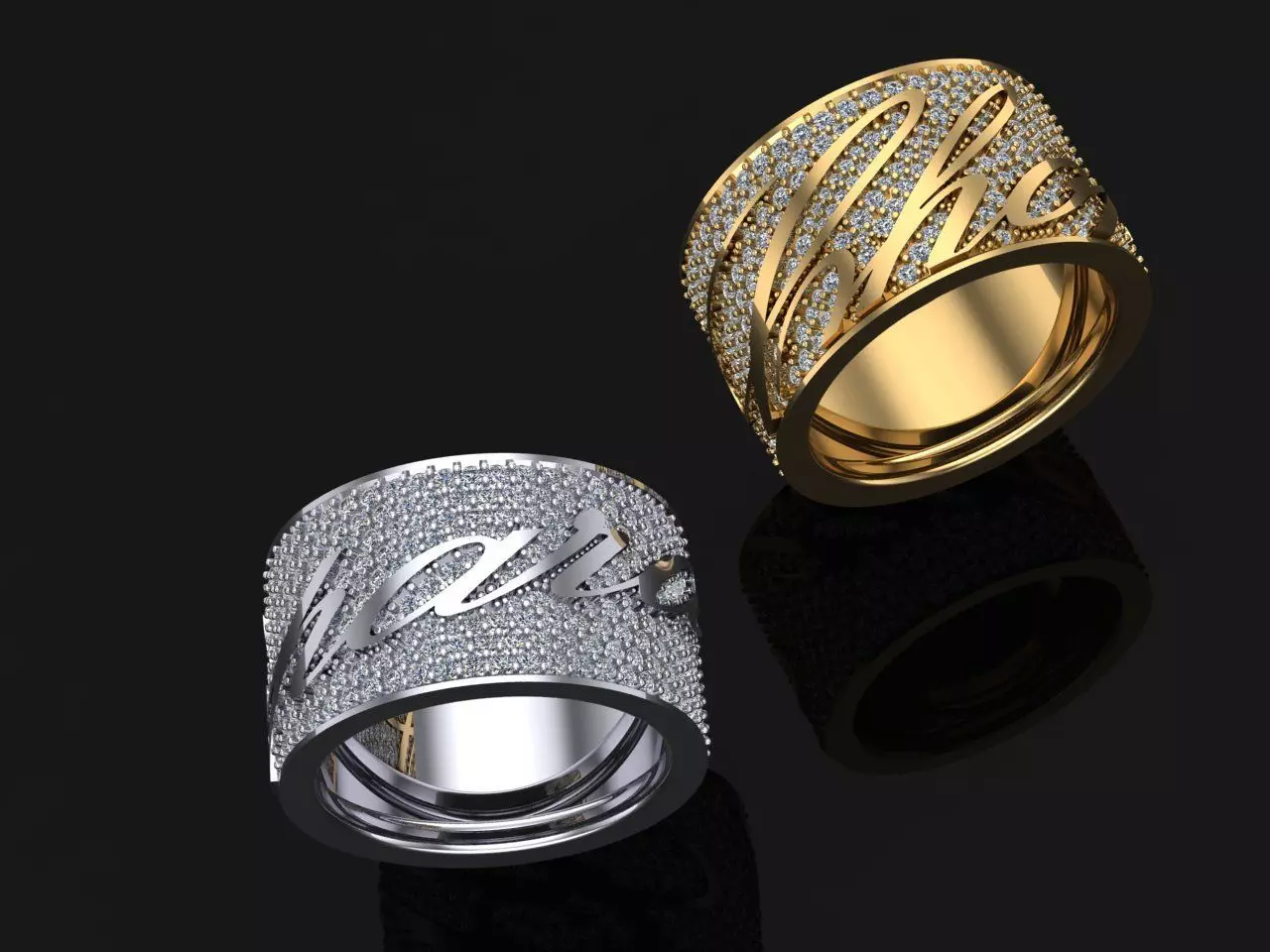 famous ring 3D print model_0