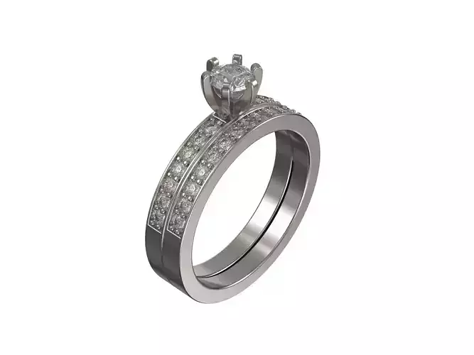 Double engagement ring