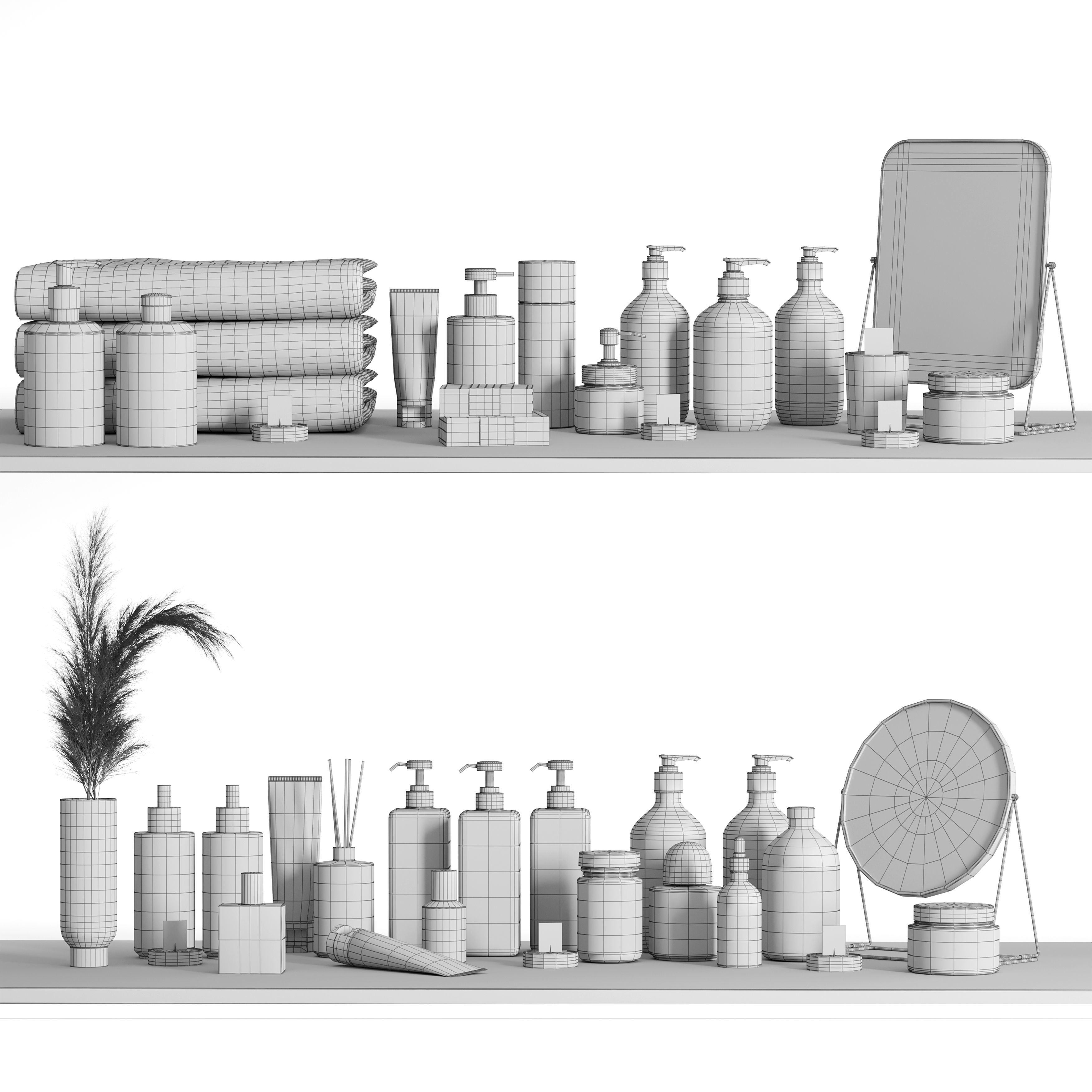 Bathroom Accessories 52 3D model_5