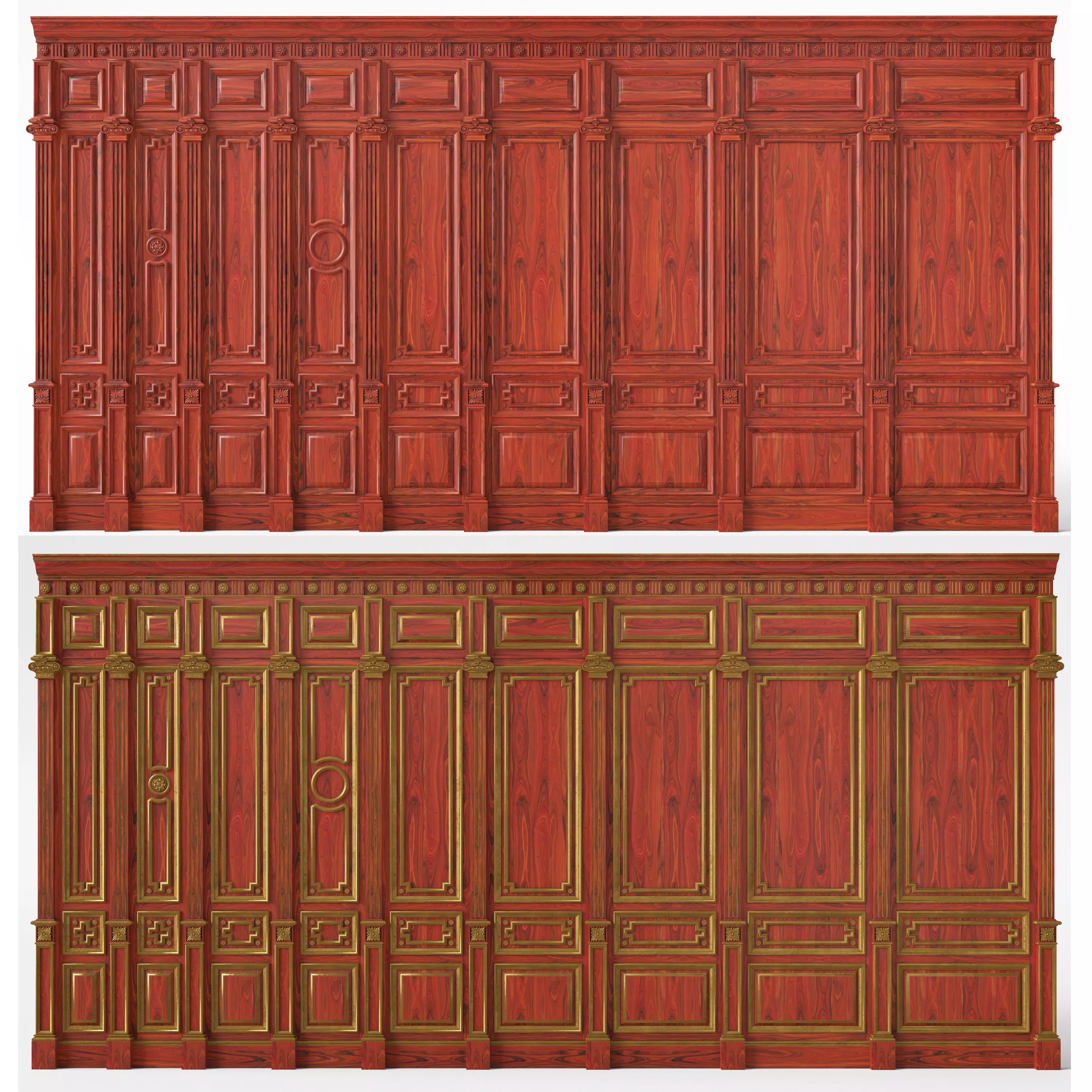 Wooden panel 03 04 3D model