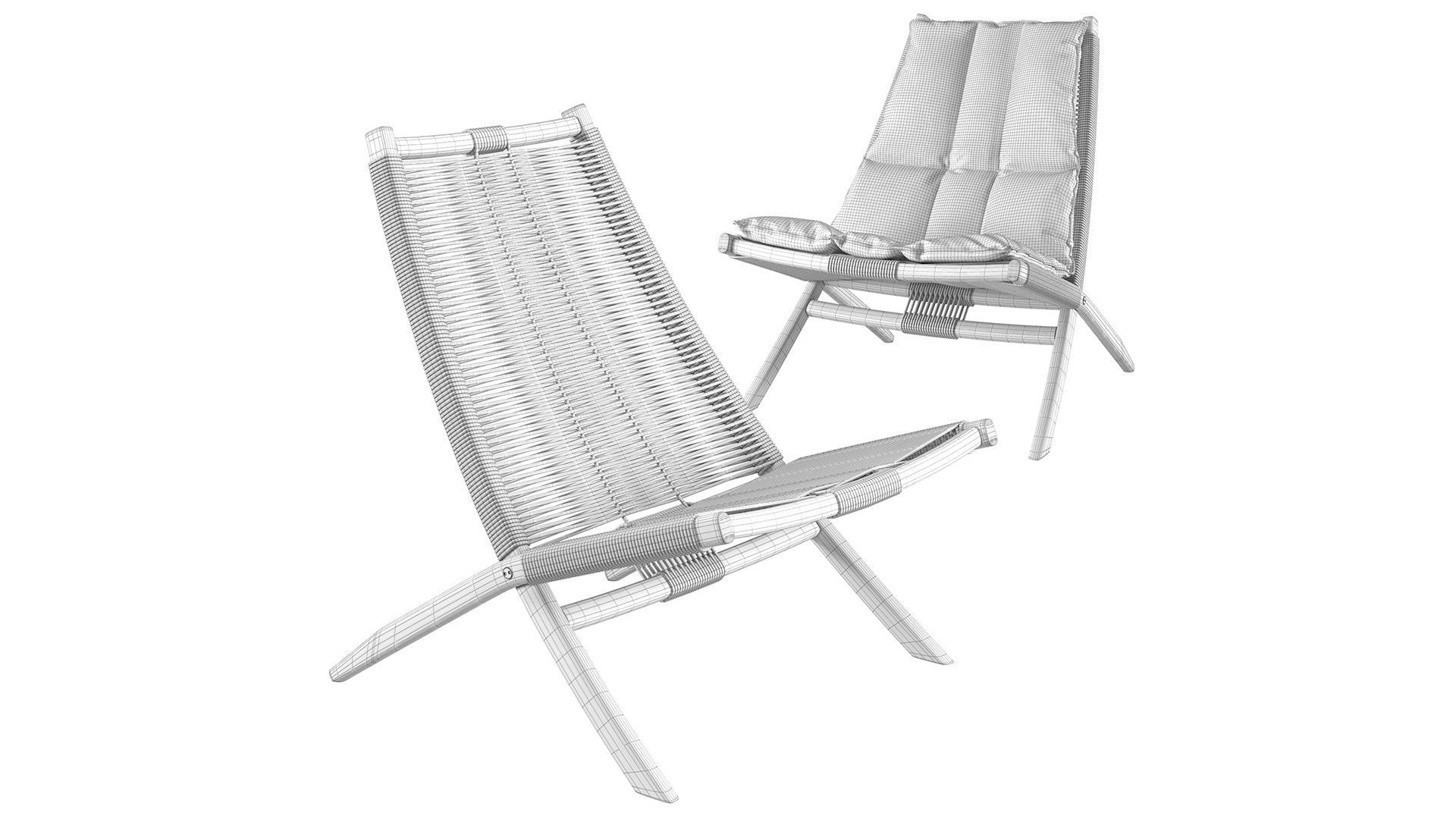 Huli armchairs by frigerio salotti 3D model_8