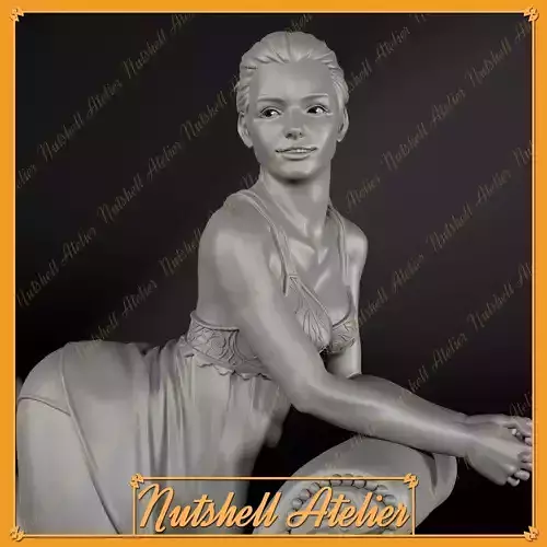 Nutshell Atelier - Pose 05 - on the chair - NSFW