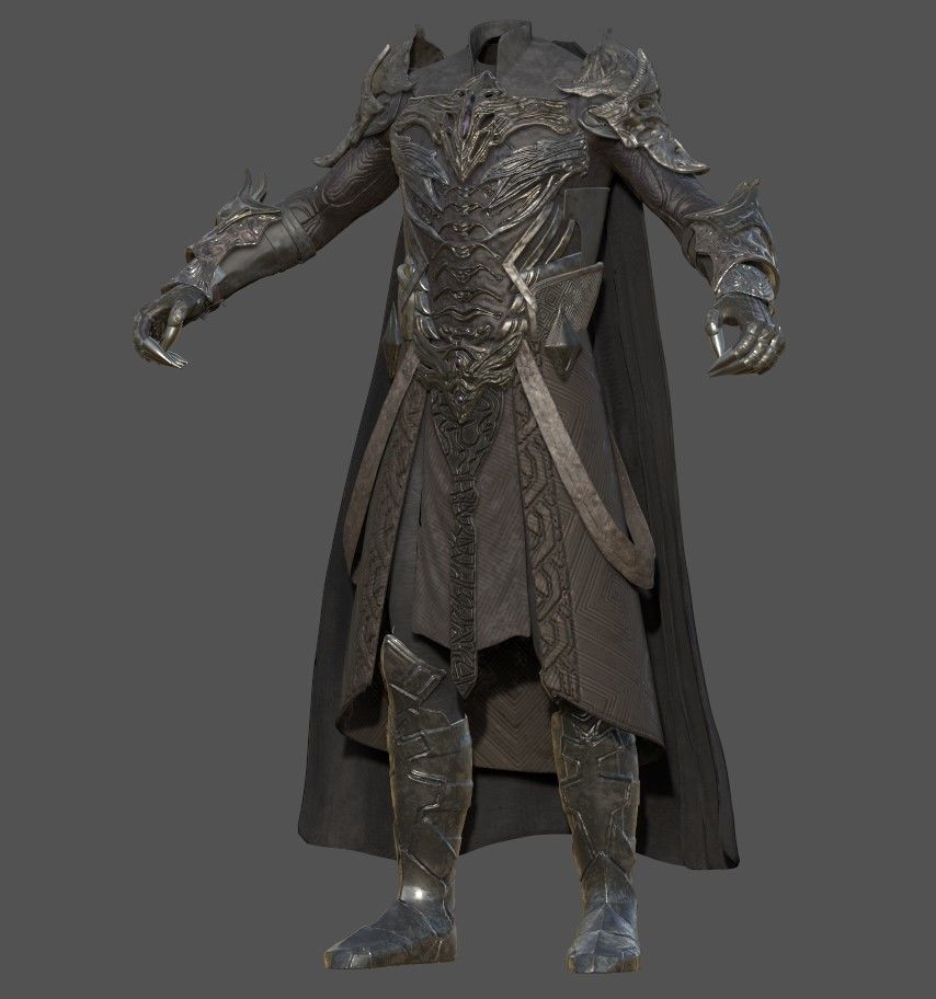 Armor 3D model lord of rings 3D model_8