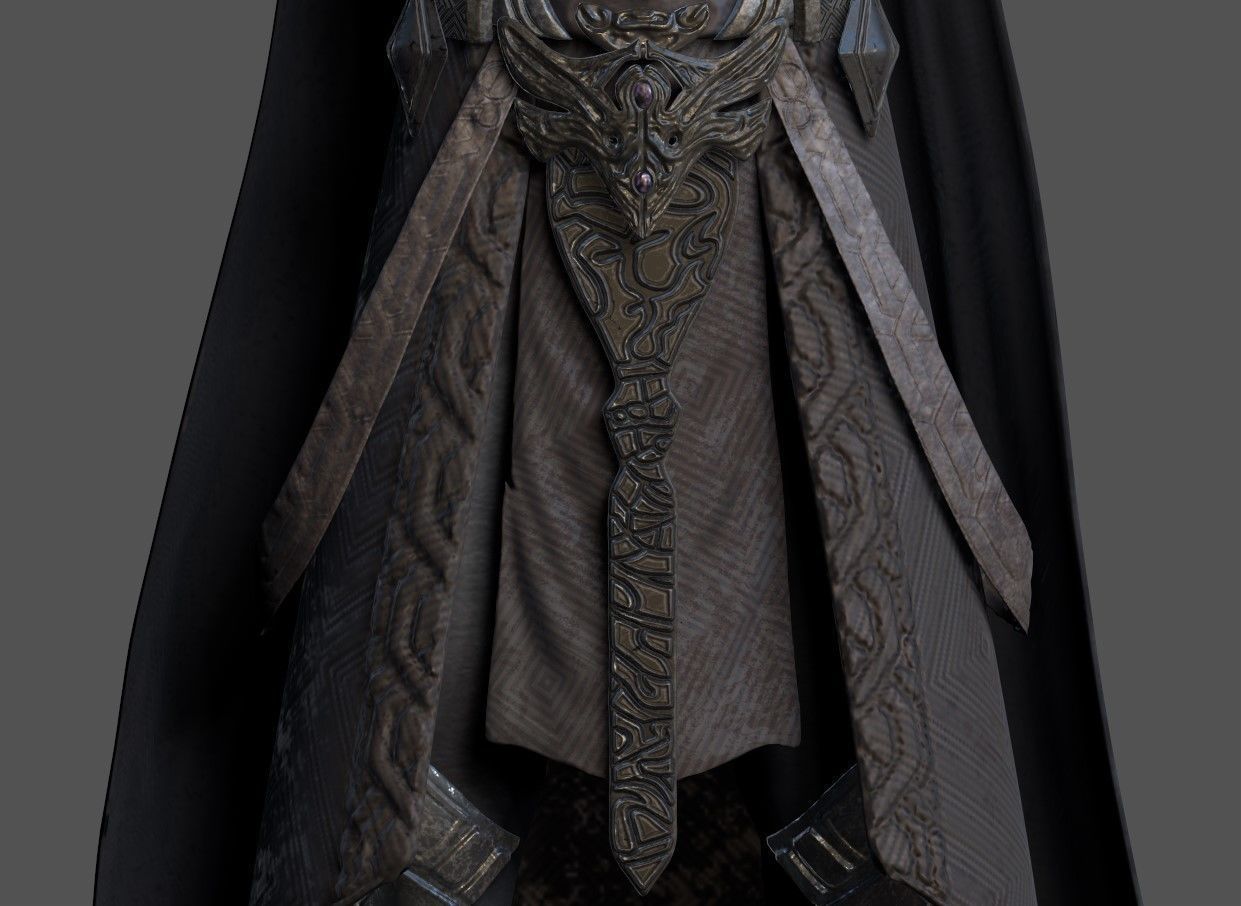 Armor 3D model lord of rings 3D model_15