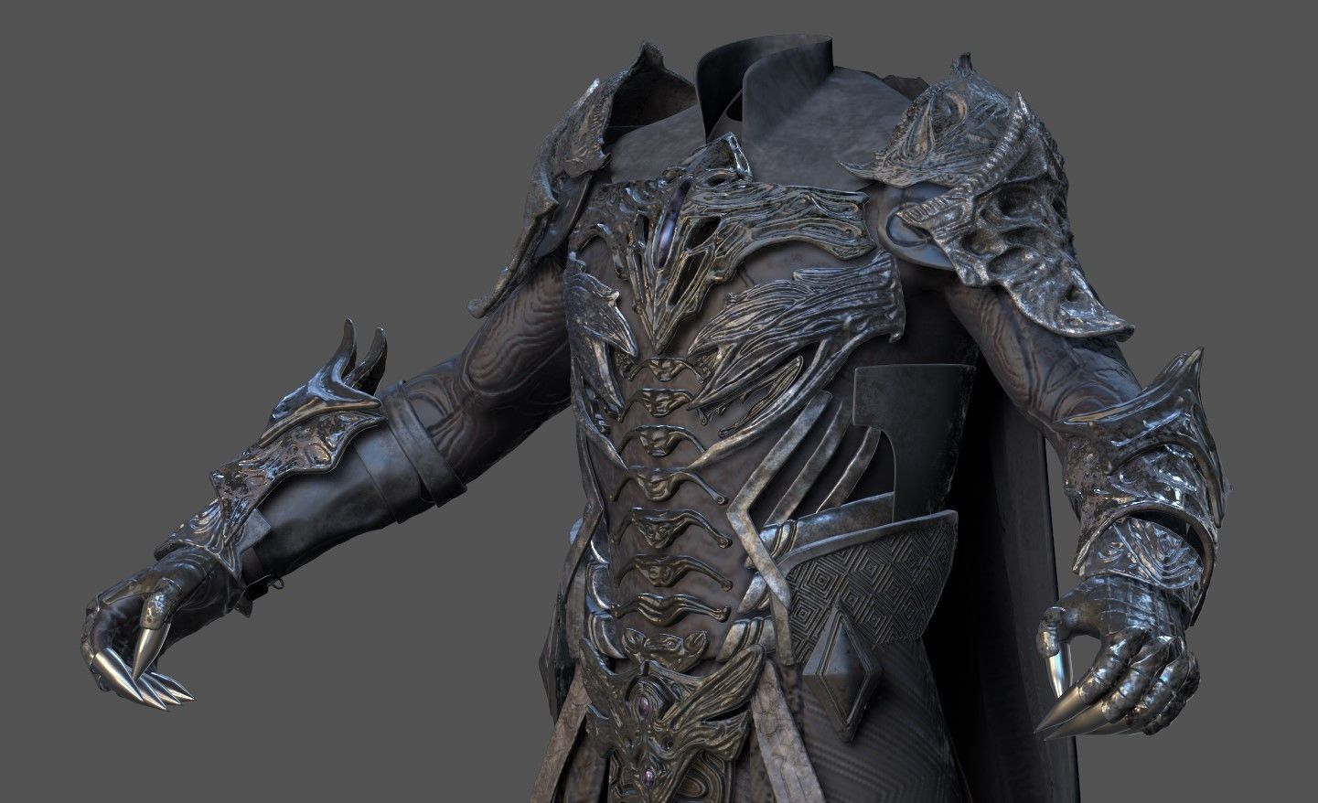 Armor 3D model lord of rings 3D model_12