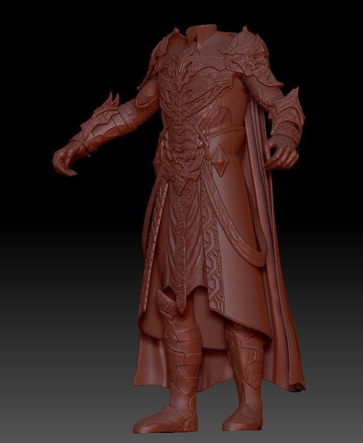 Armor 3D model lord of rings 3D model_21