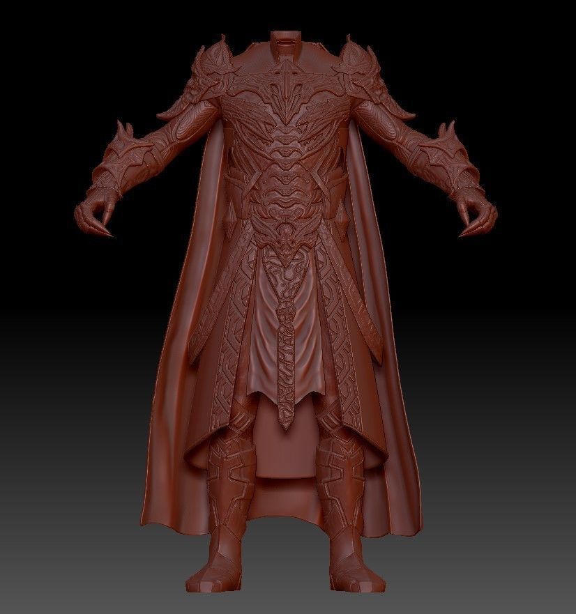 Armor 3D model lord of rings 3D model_20