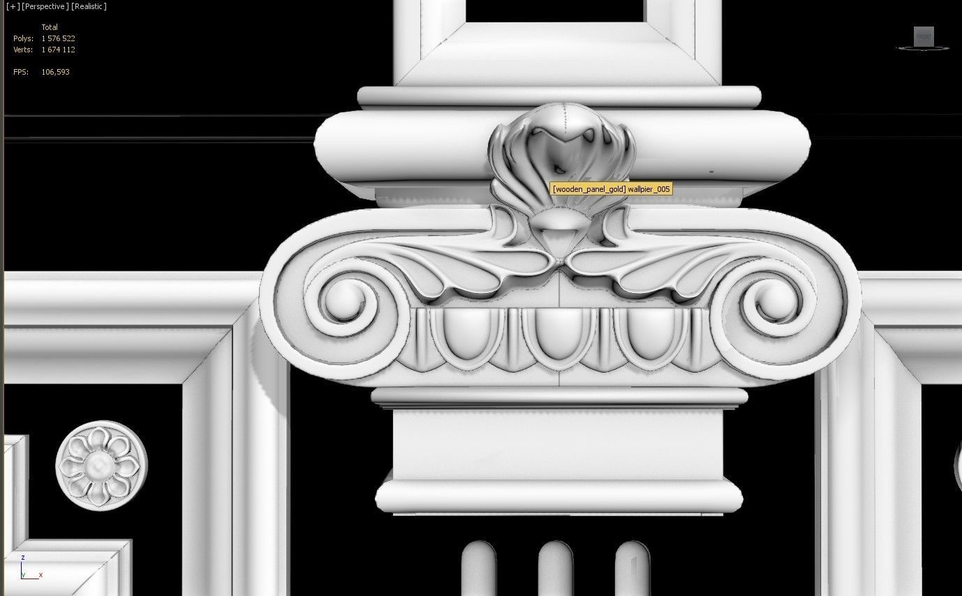 Wooden panel 03 05 3D model_56