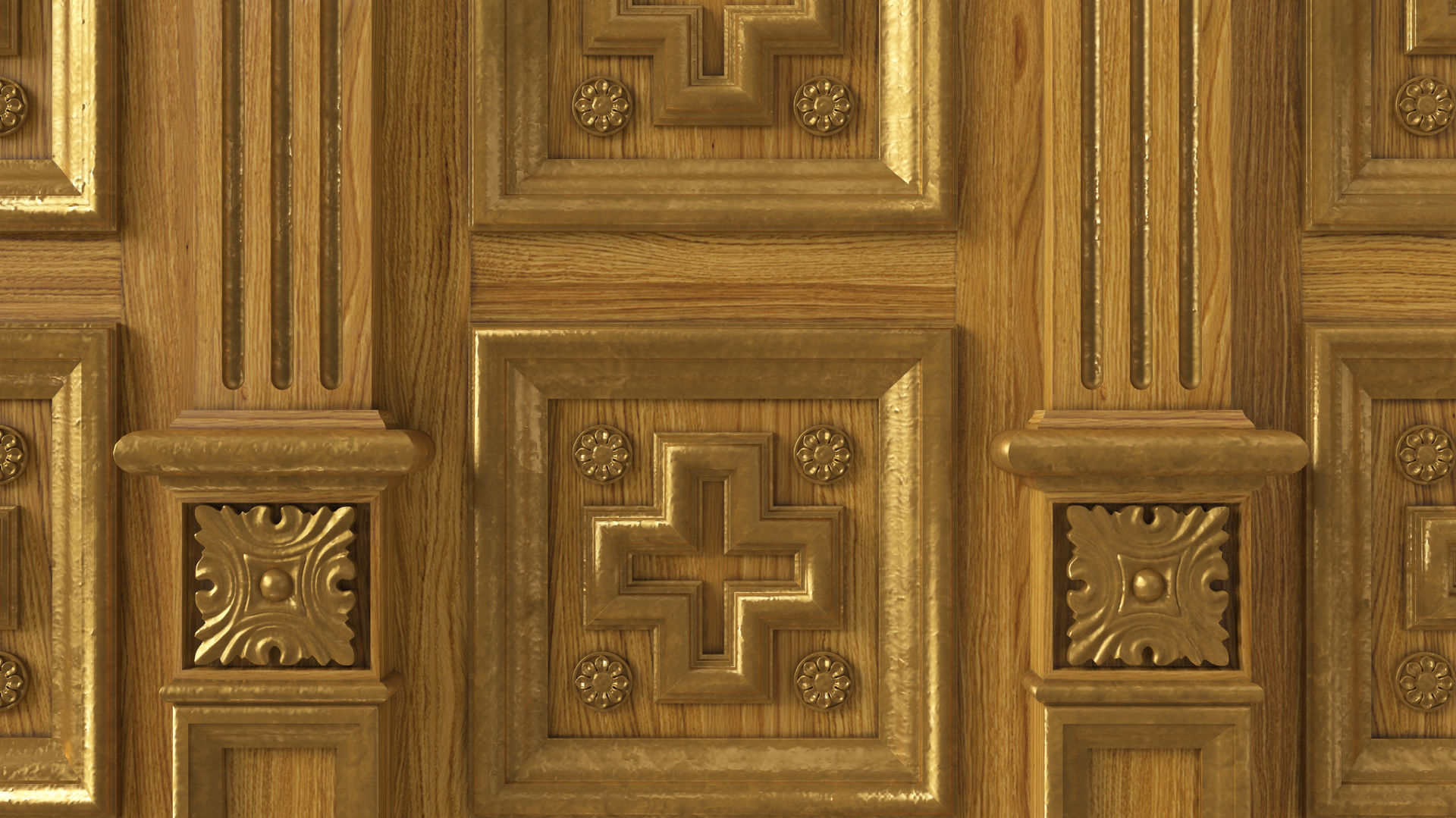 Wooden panel 03 05 3D model_20