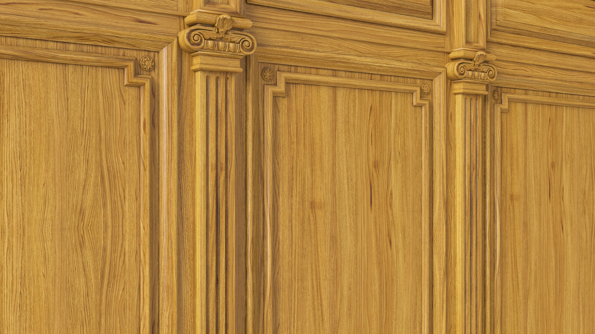 Wooden panel 03 05 3D model_11
