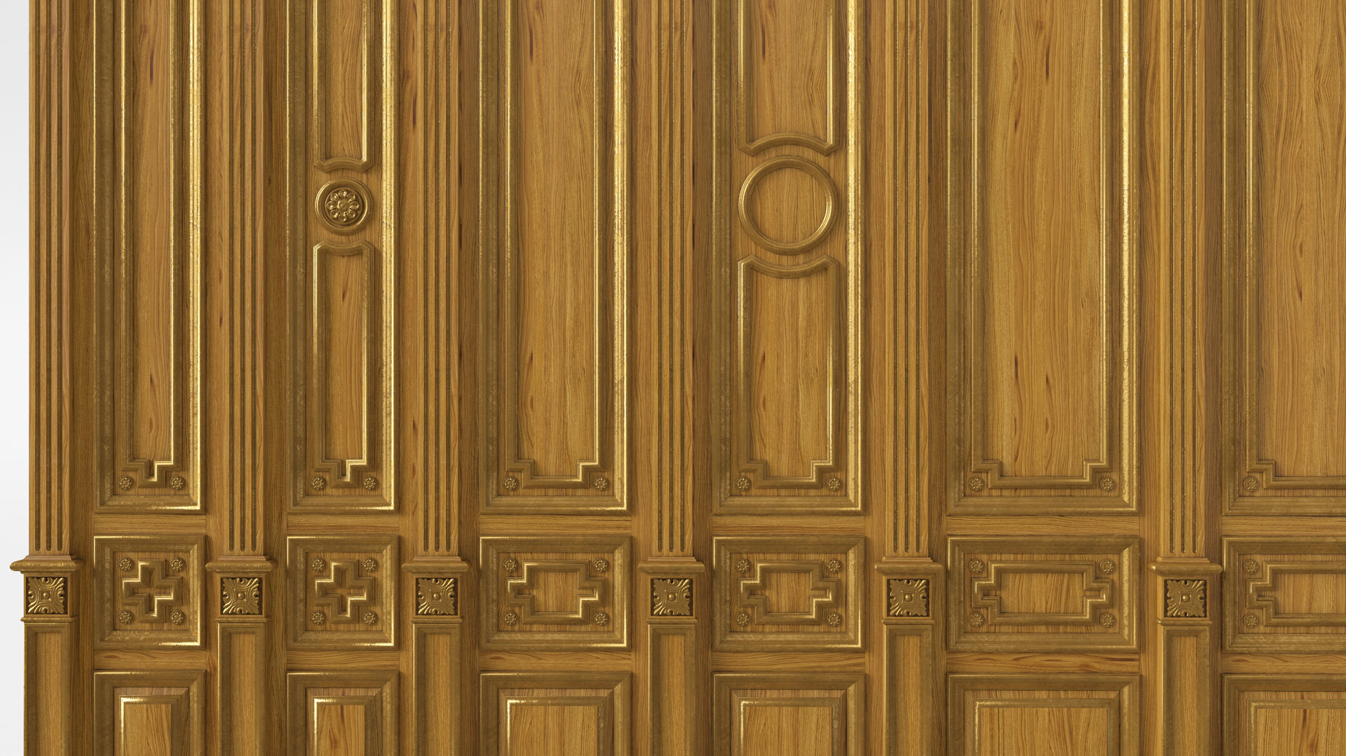 Wooden panel 03 05 3D model_15